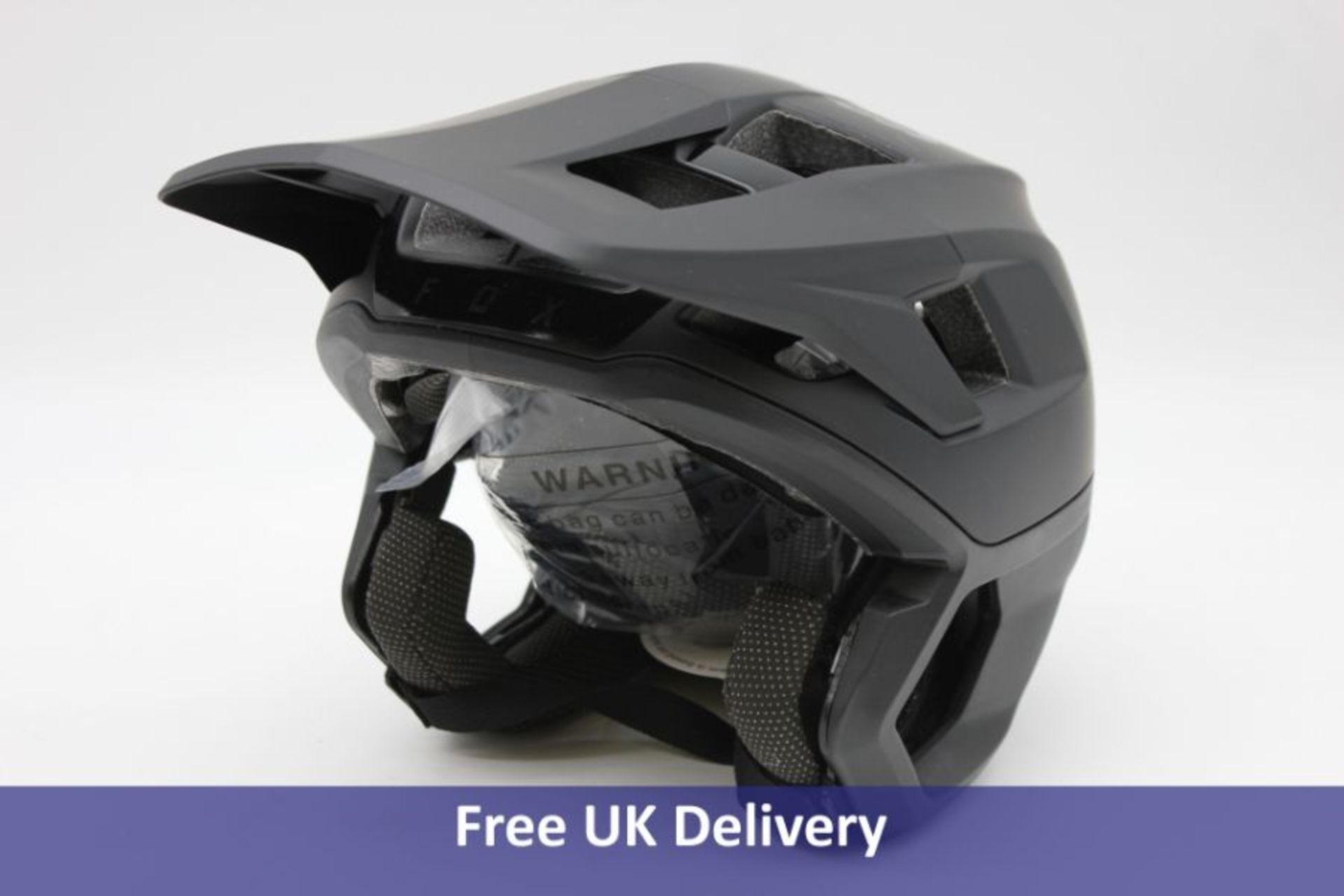 Fox Dropframe Pro Helmet, Brain Protection System Black, M