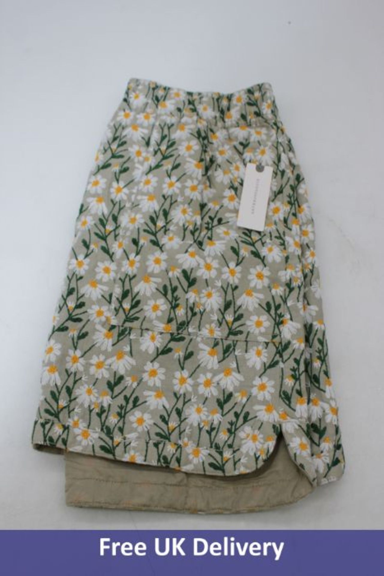 Two Anthropologie Floral Women's Clothing to include 1x Shorts, Green, UK S and 1x Top, Green, UK XS