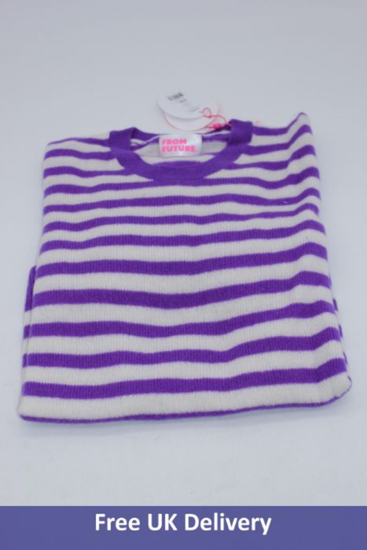 Col Rond A Payures Light Violet Fluo Top, Size M