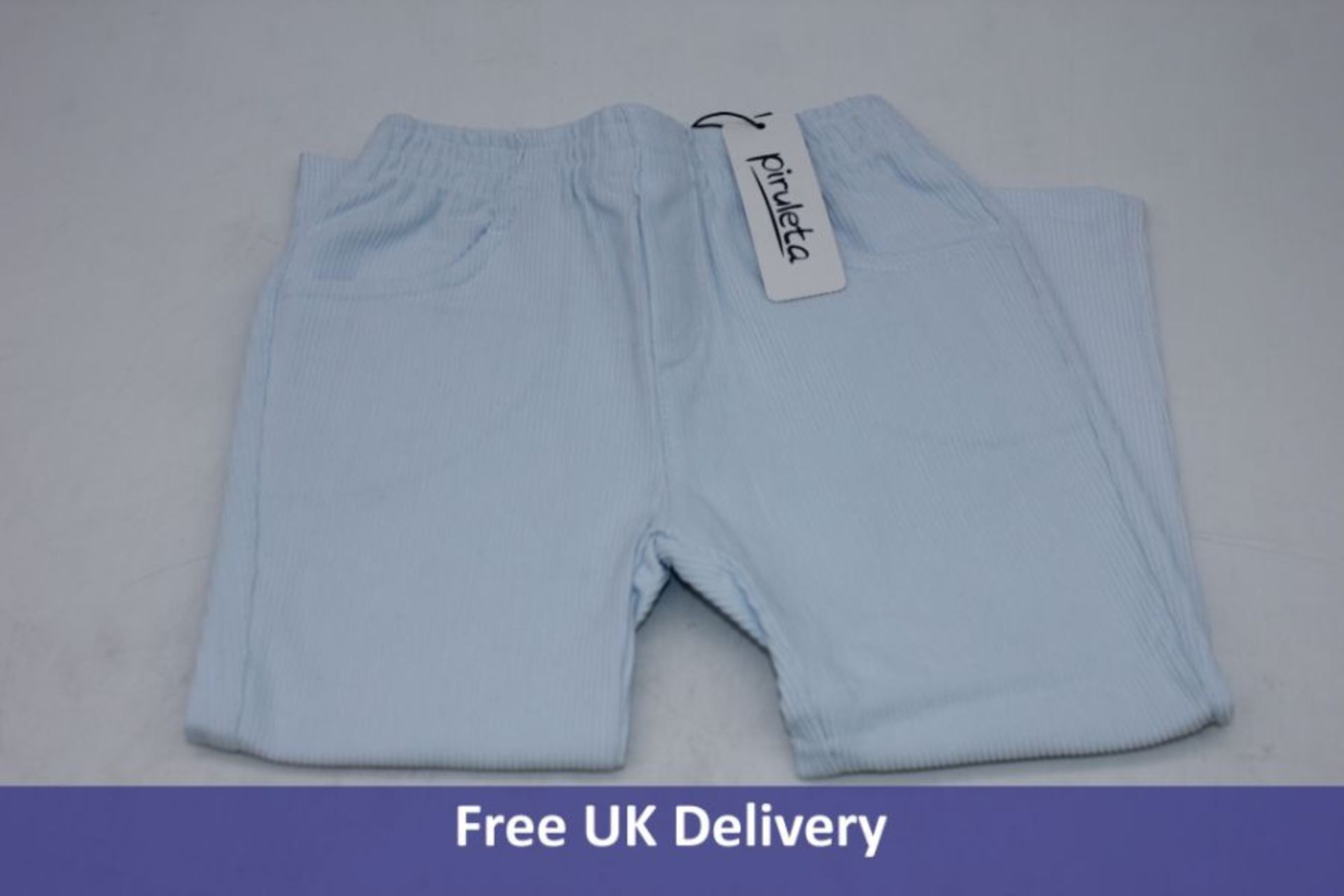 Thirteen Piruleta Soft Children's Trousers, Light Blue, UK 18 months