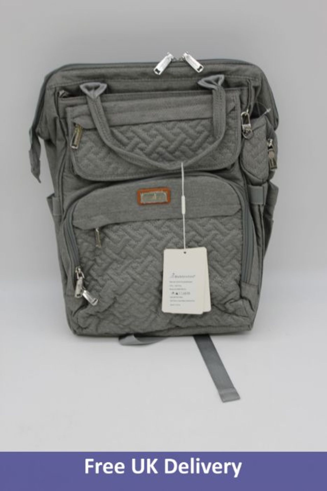 Five BabbleRoo Nappy Changing Back Pack, Diaper Bags with Changing Mat, Pacifier Holder for Mom & Da - Image 2 of 3