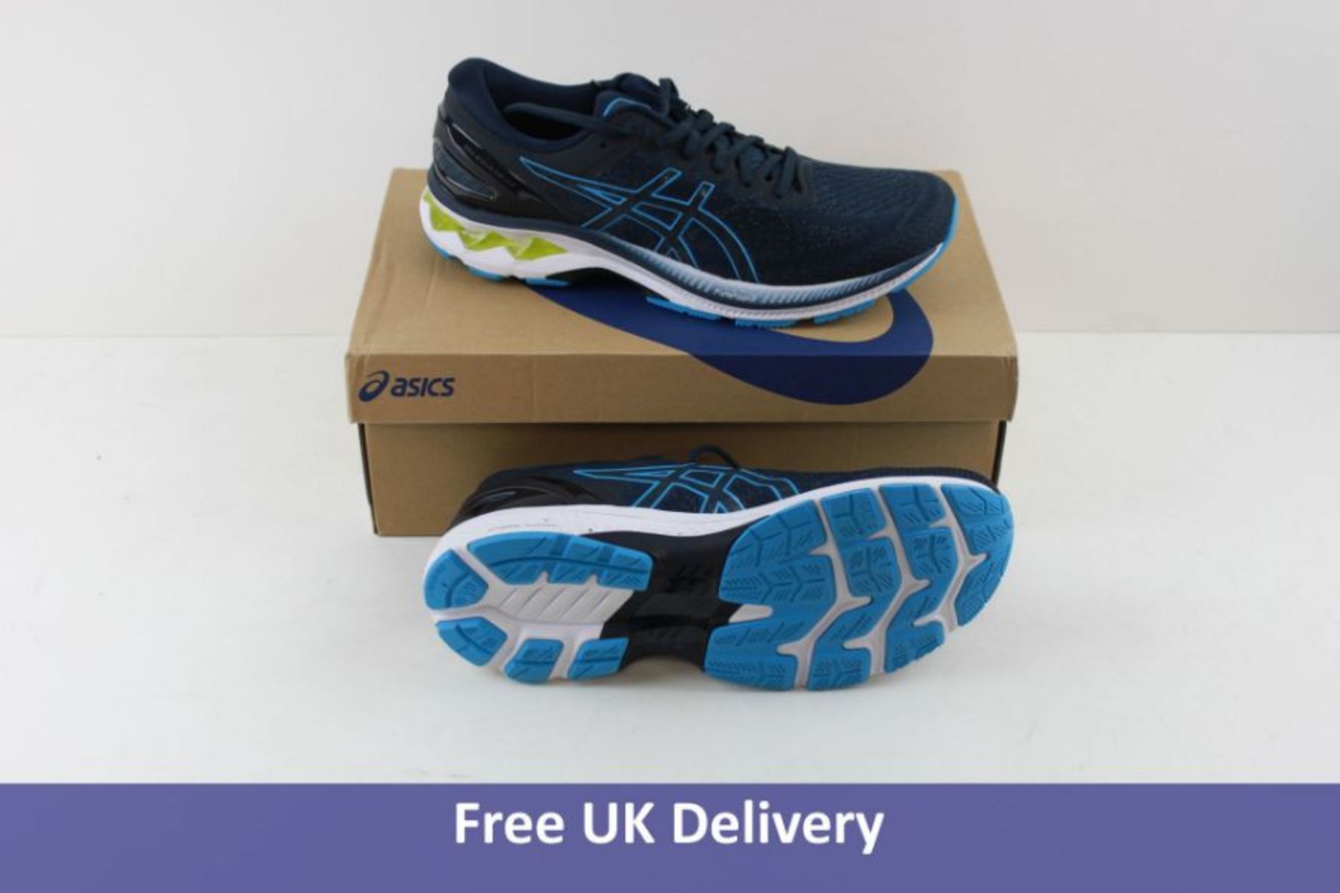 Asics Men Gel-Kayano 27 Trainers, French Blue and Digital Aqua, UK 10