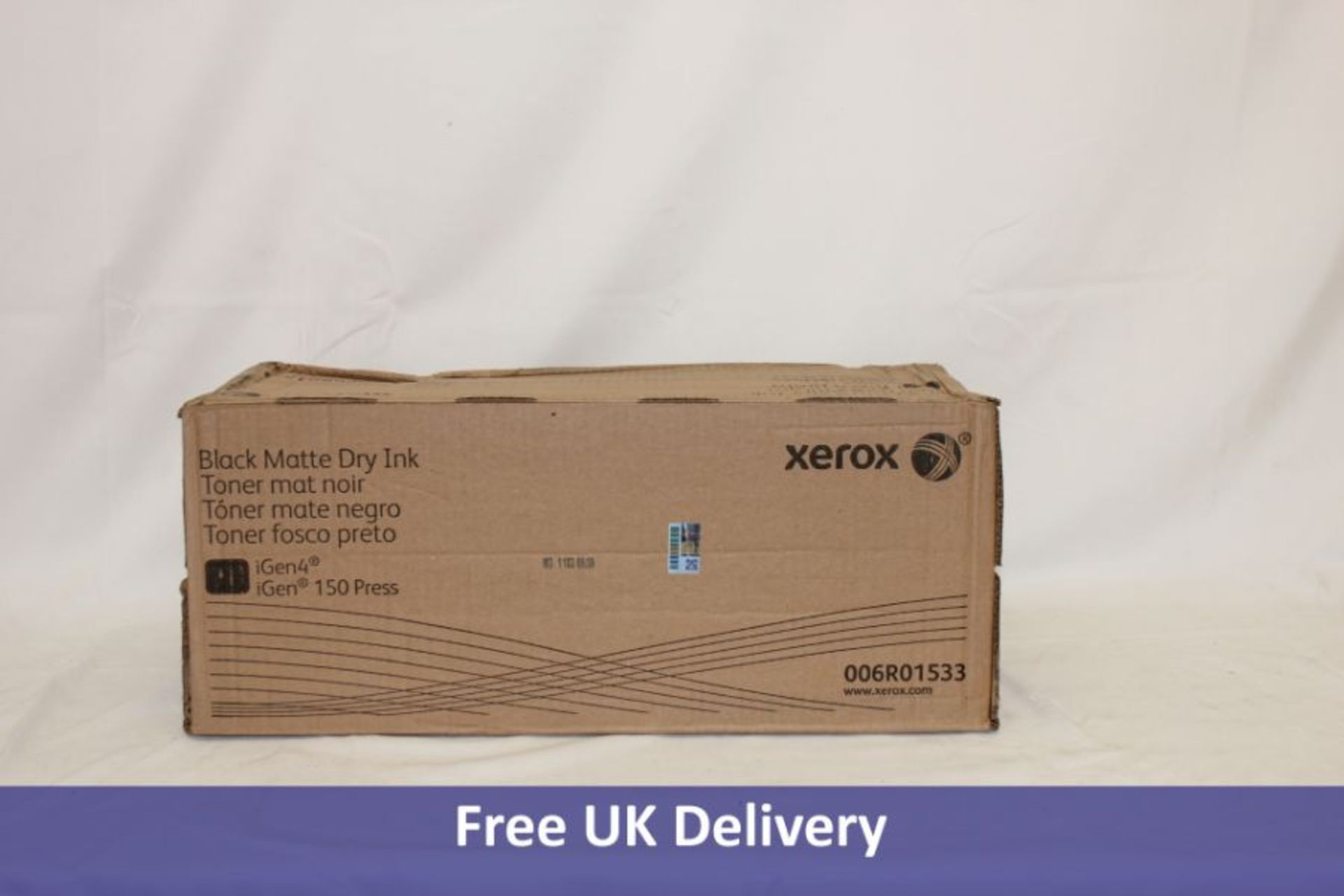 Four Xerox iGen 150 iGen4 Genuine CMYK Matte Dry Ink Cartridges to include 1x Black, 006R01533, 1x C