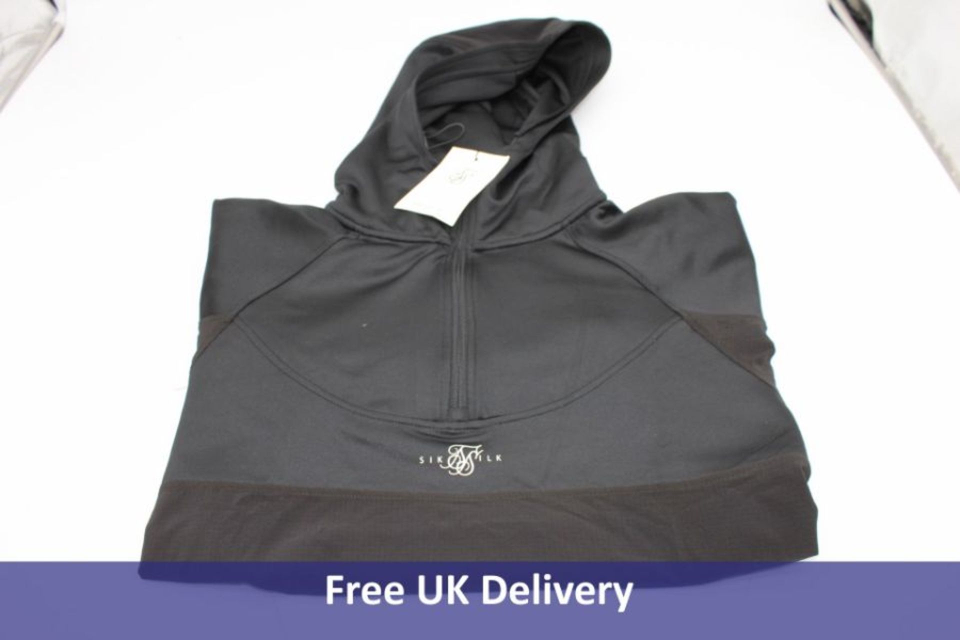 Twelve items of SikSilk 1x Core Cuffed Jogger, Black/Grey, M 32", 1x Element Zip Through Hoodie, Bla - Image 11 of 12