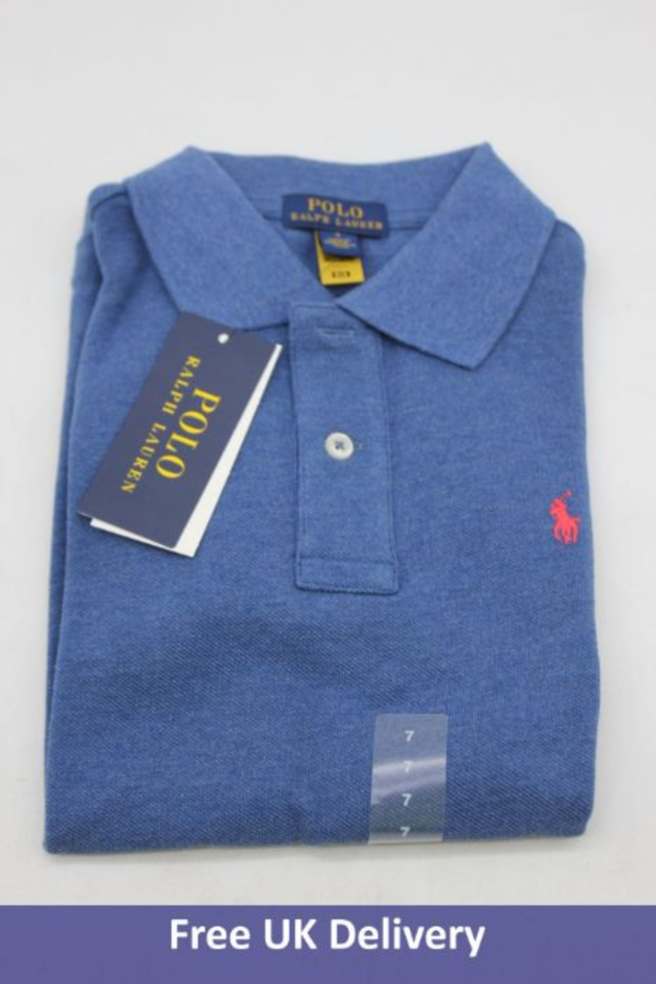 Two Childrens Ralph Lauren T Shirts, Colour Blue, 1x Size 7 1x Size 8