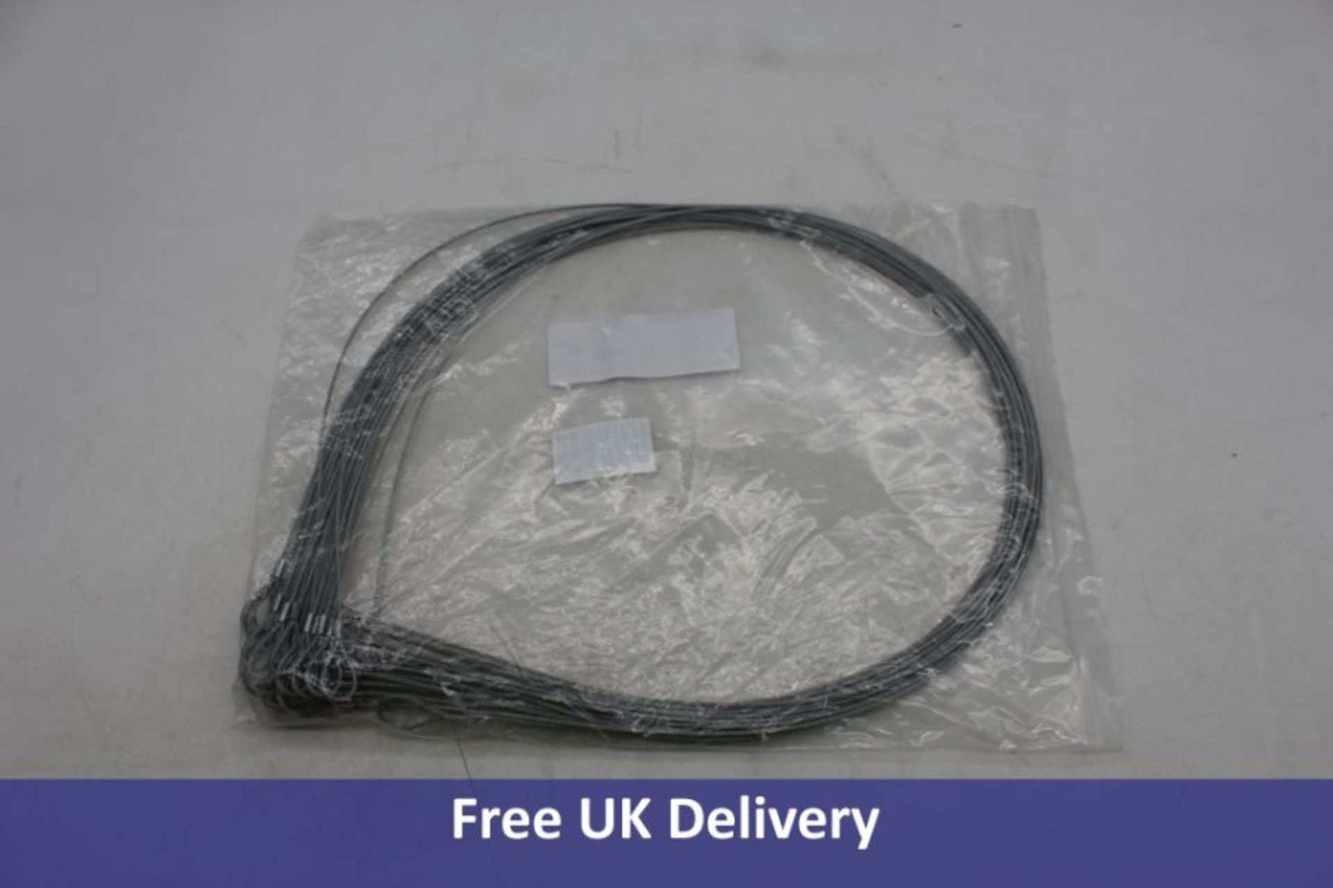 Twenty Double-Looped Wire Rope Cables, 1m Each