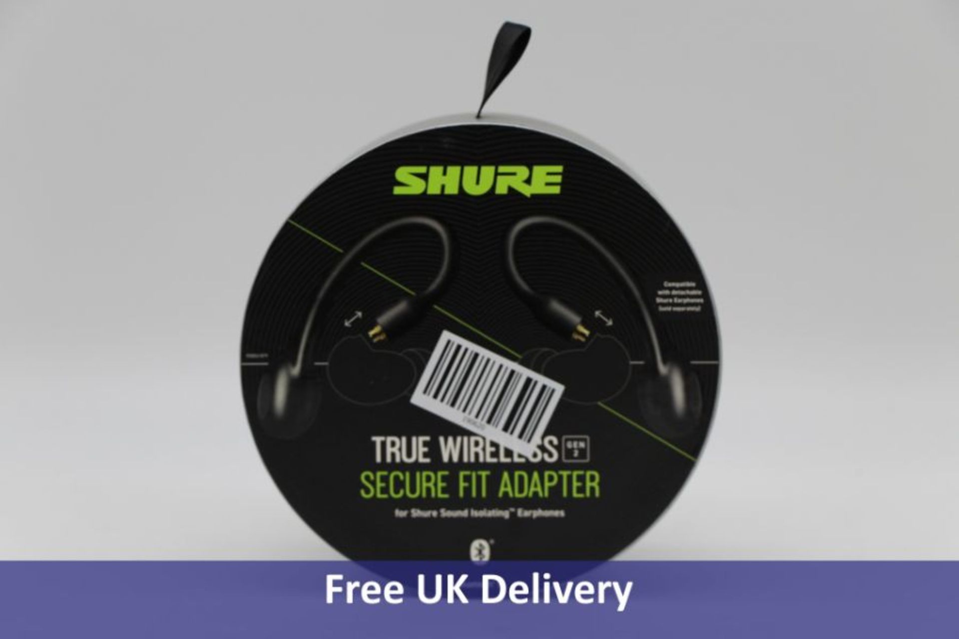 Shure True Wireless Earphone Secure Fit Adapter, Black - Image 2 of 3