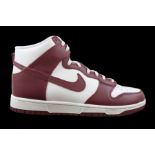 Nike Women's Dunk High Sail Team Trainers, Red, UK 8. DD1869101