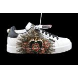 Dolce and Gabbana Women's Trainers, Sacred Heart Portofino, White, UK 7. Box damaged