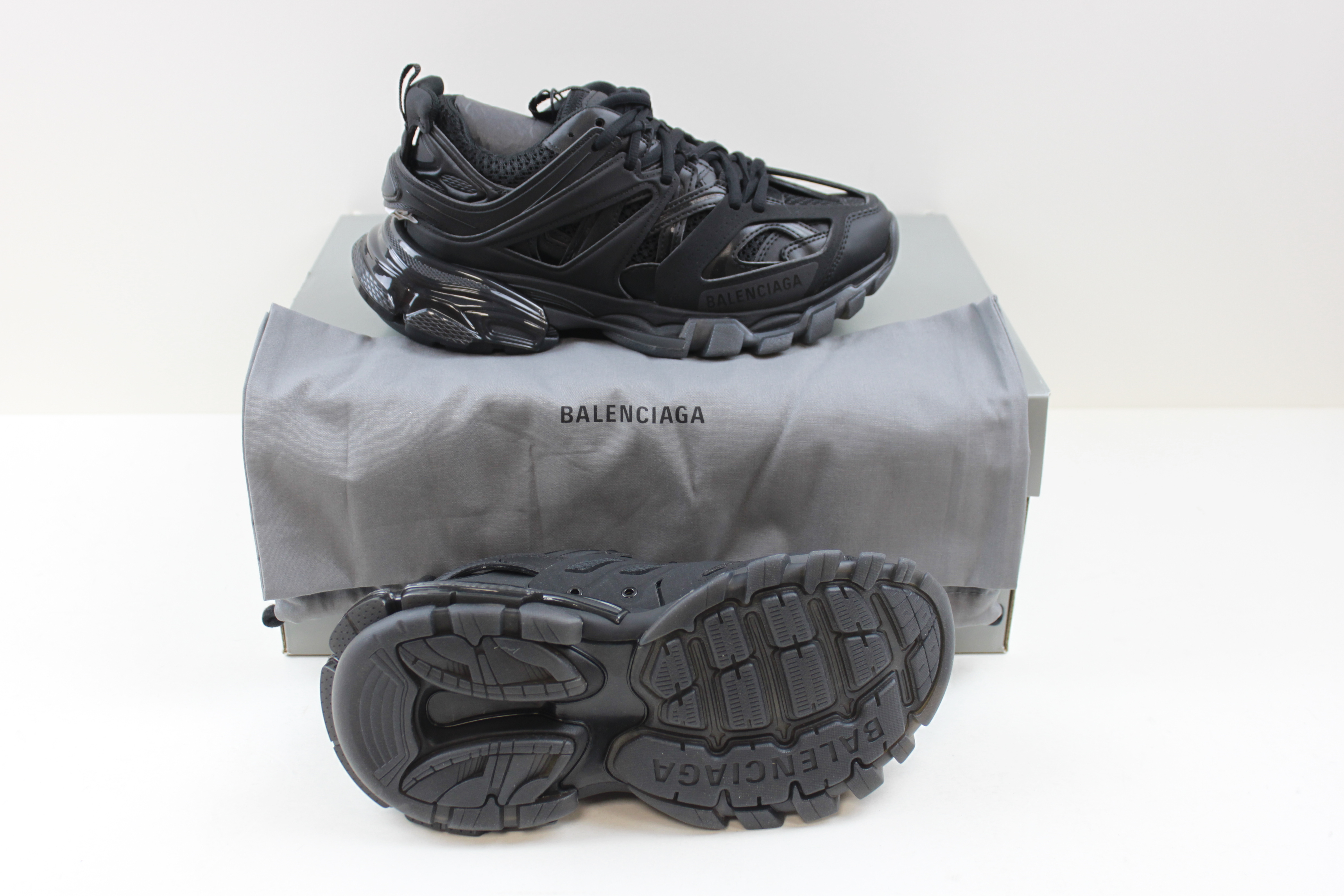 Balenciaga Women's Track Trainers, Black, UK 3.5 - Image 2 of 4