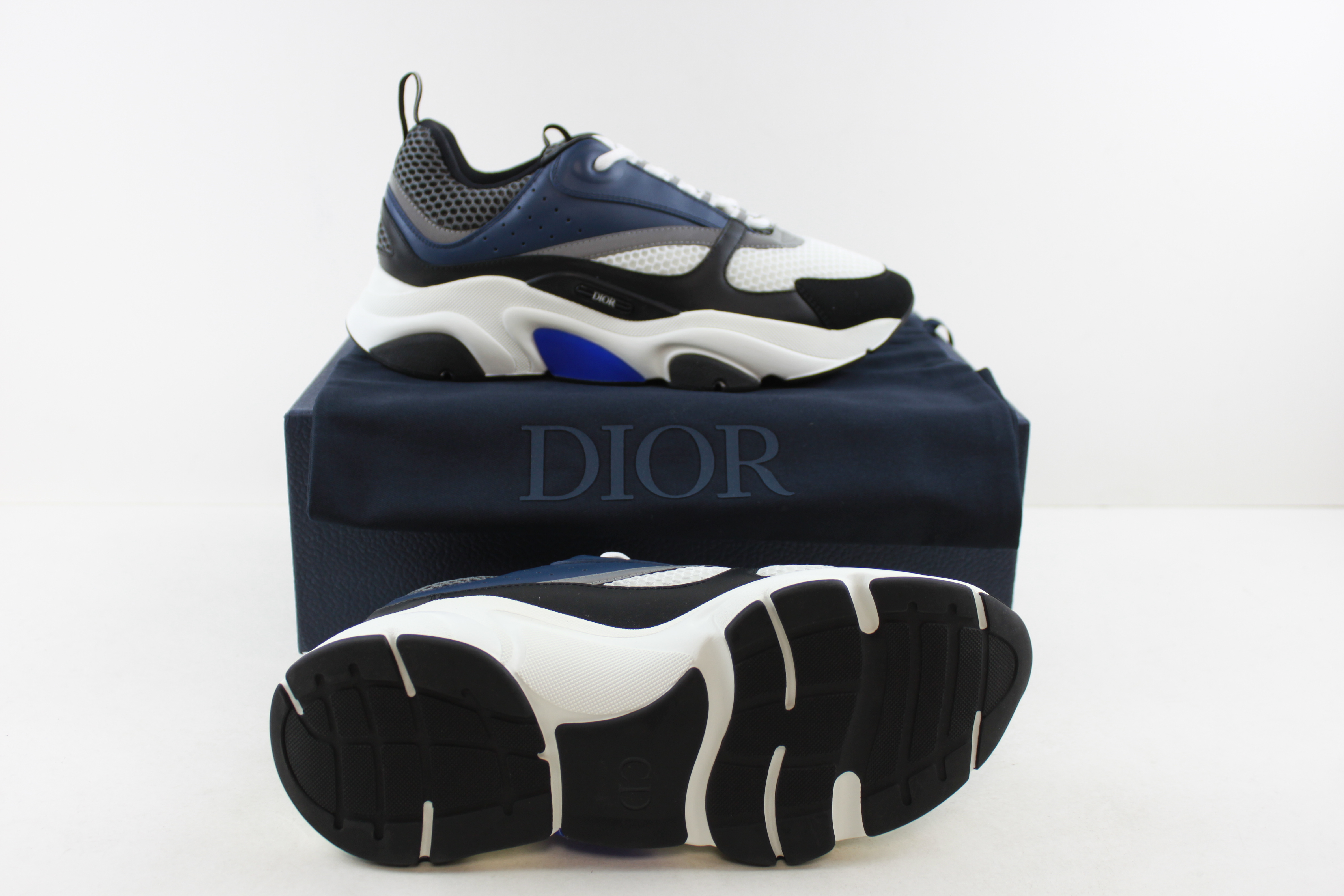 Dior Men's Trainers, Blue and Black, UK 7.5 - Image 2 of 2