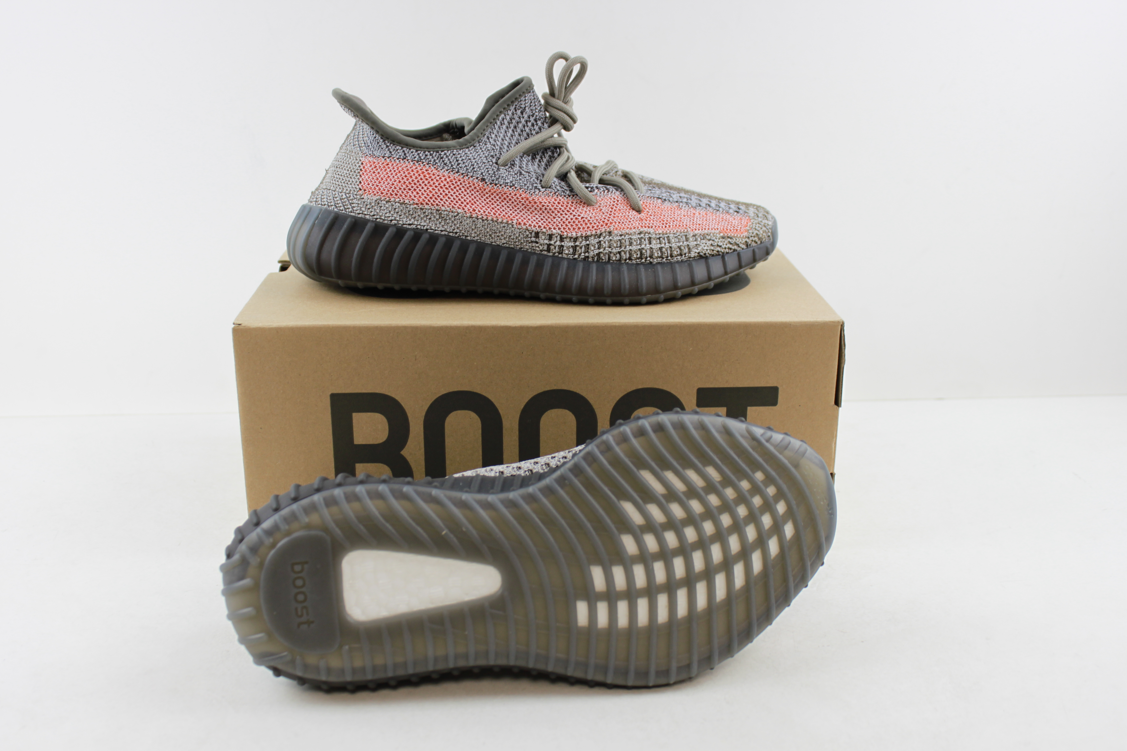 Adidas Men's Yeezy Boost 350 V2 Trainers, Ash Stone, UK 7.5 - Image 2 of 4