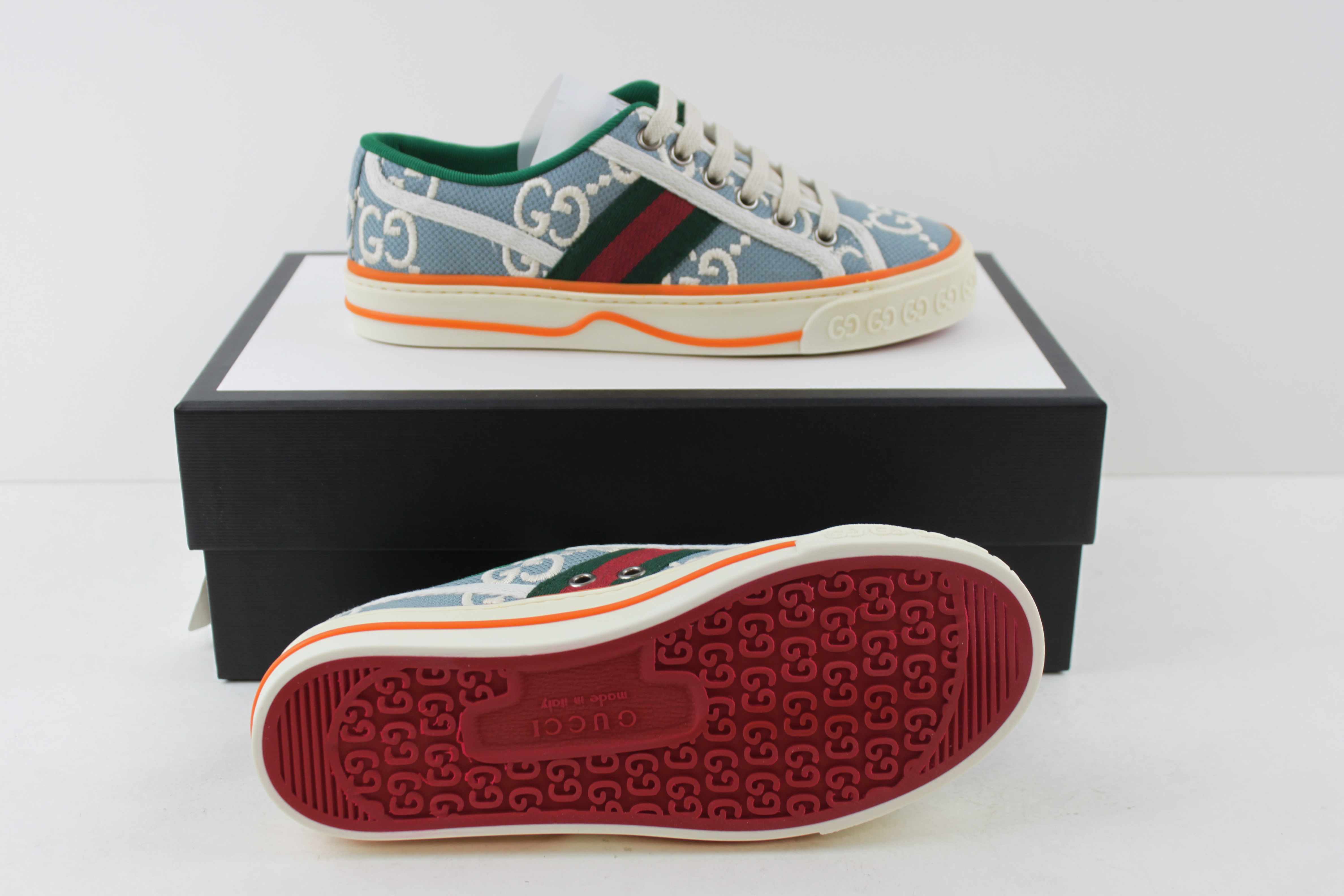 Gucci Women's WG Tennis 1977 Trainers, Multicoloured, UK 3.5 - Image 2 of 2