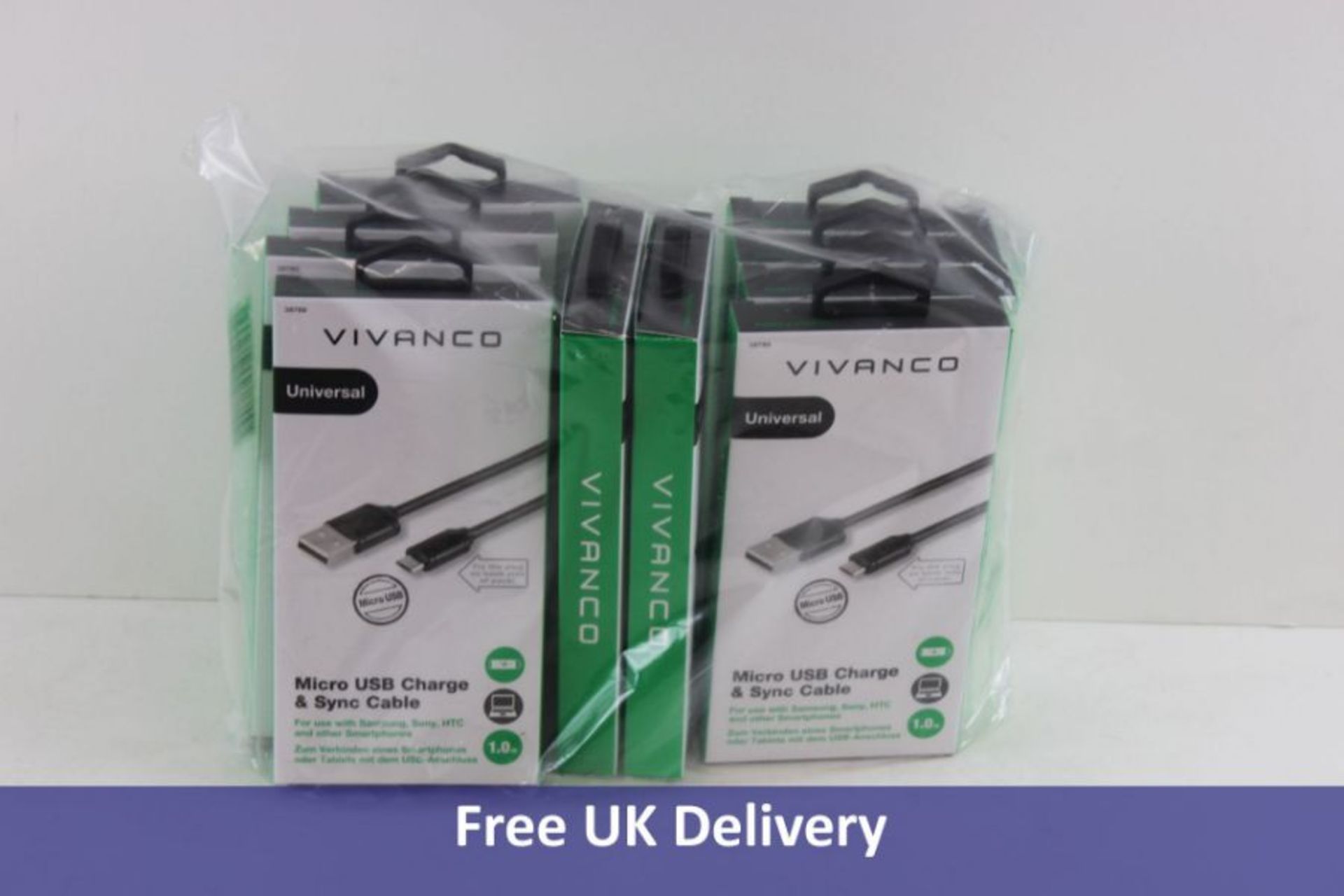 Ten Vivanco Micro USB Charge & Sync Cables
