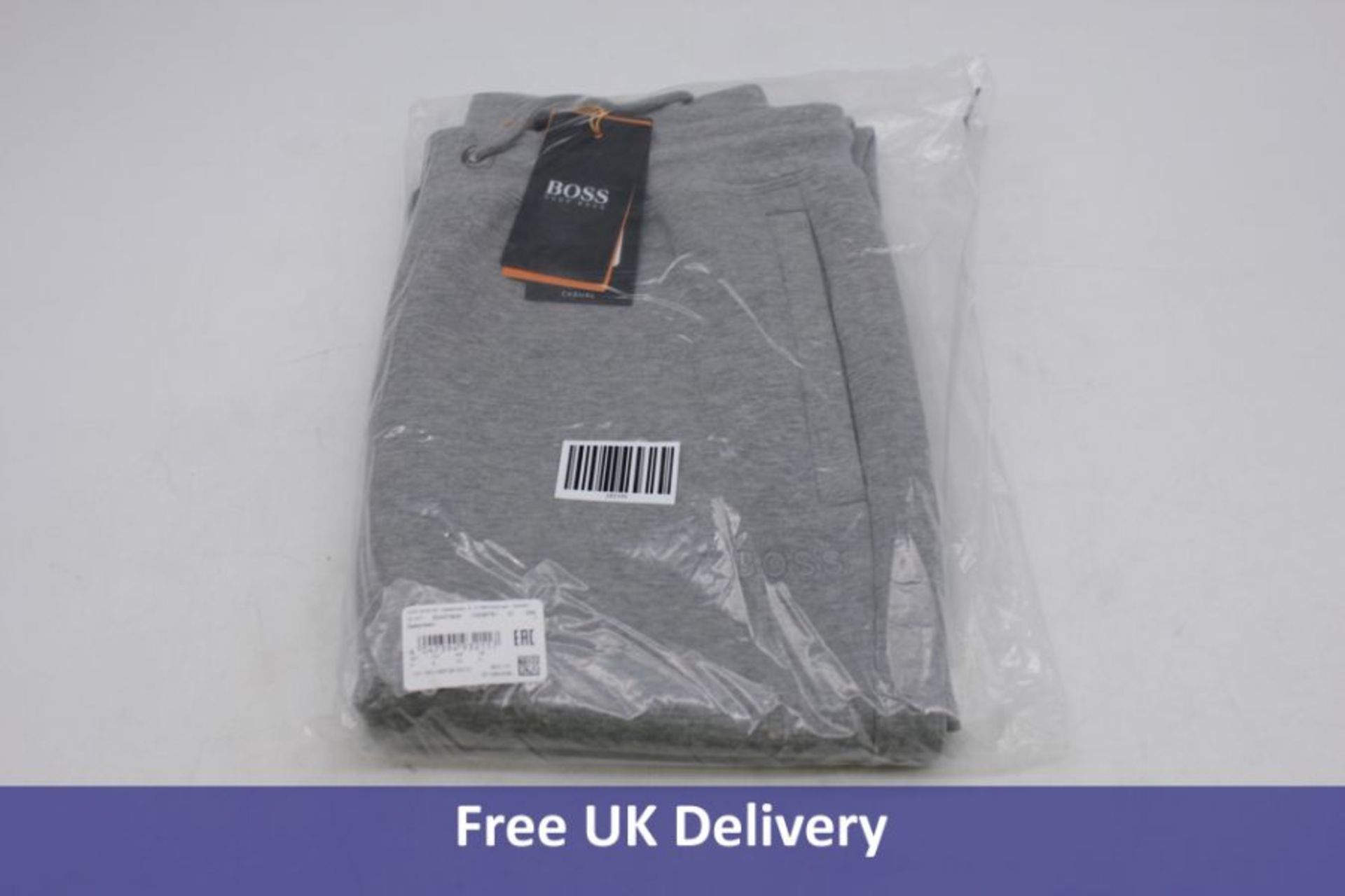 Three items of Hugo Boss Clothing to include 1x Hugo Boss Seepreen Jogger, Grey, S, 1x Tales Crew Ne