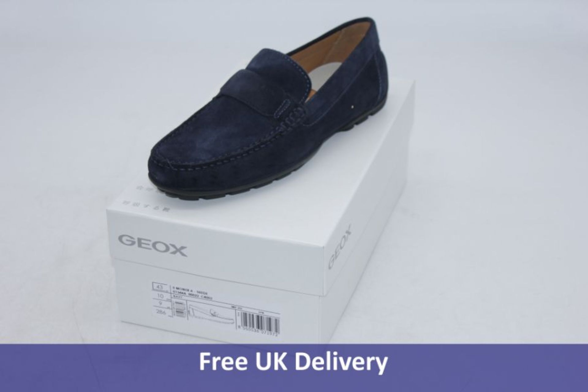 Two pairs of Geox Shoes to include 1x Diodiana Suede Shoe, Light Grey, UK 5, 1x Mocassins U Moner, N - Image 2 of 2