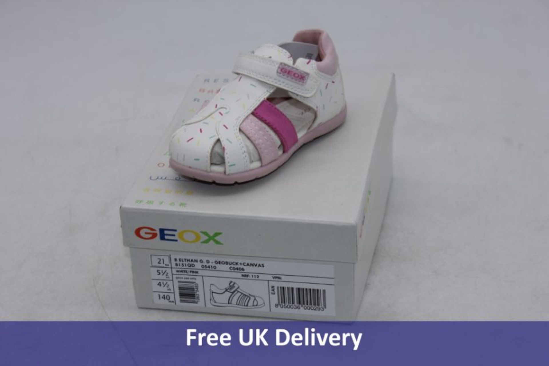 Seven pairs of Geox Children's Footwear to include 1x J Kilwi Trainer, Beige, UK 3, 1x Sand Elthan T - Image 2 of 7