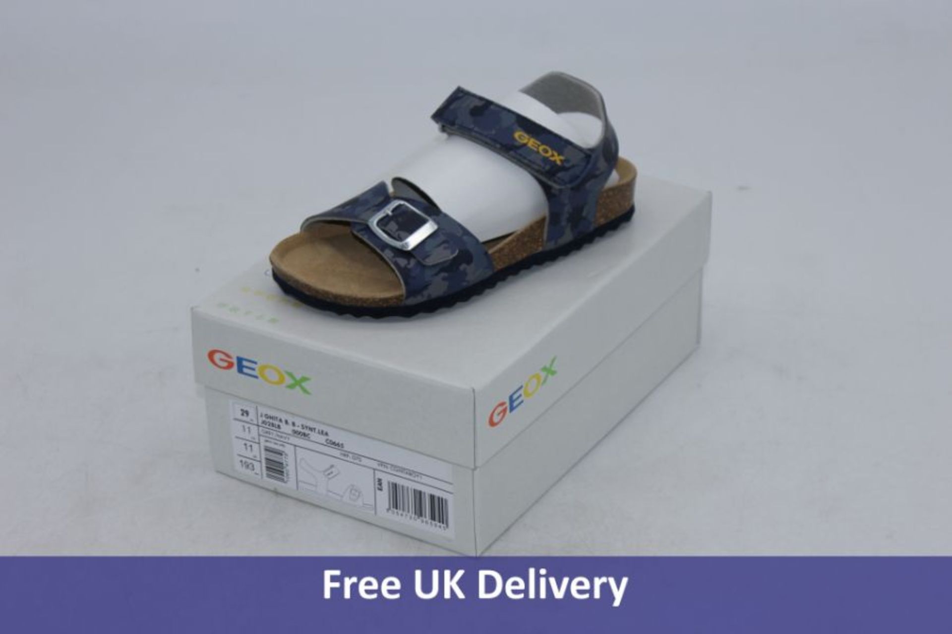 Seven pairs of Geox Children's Footwear to include 1x J Kilwi Trainer, Beige, UK 3, 1x Sand Elthan T - Image 5 of 7