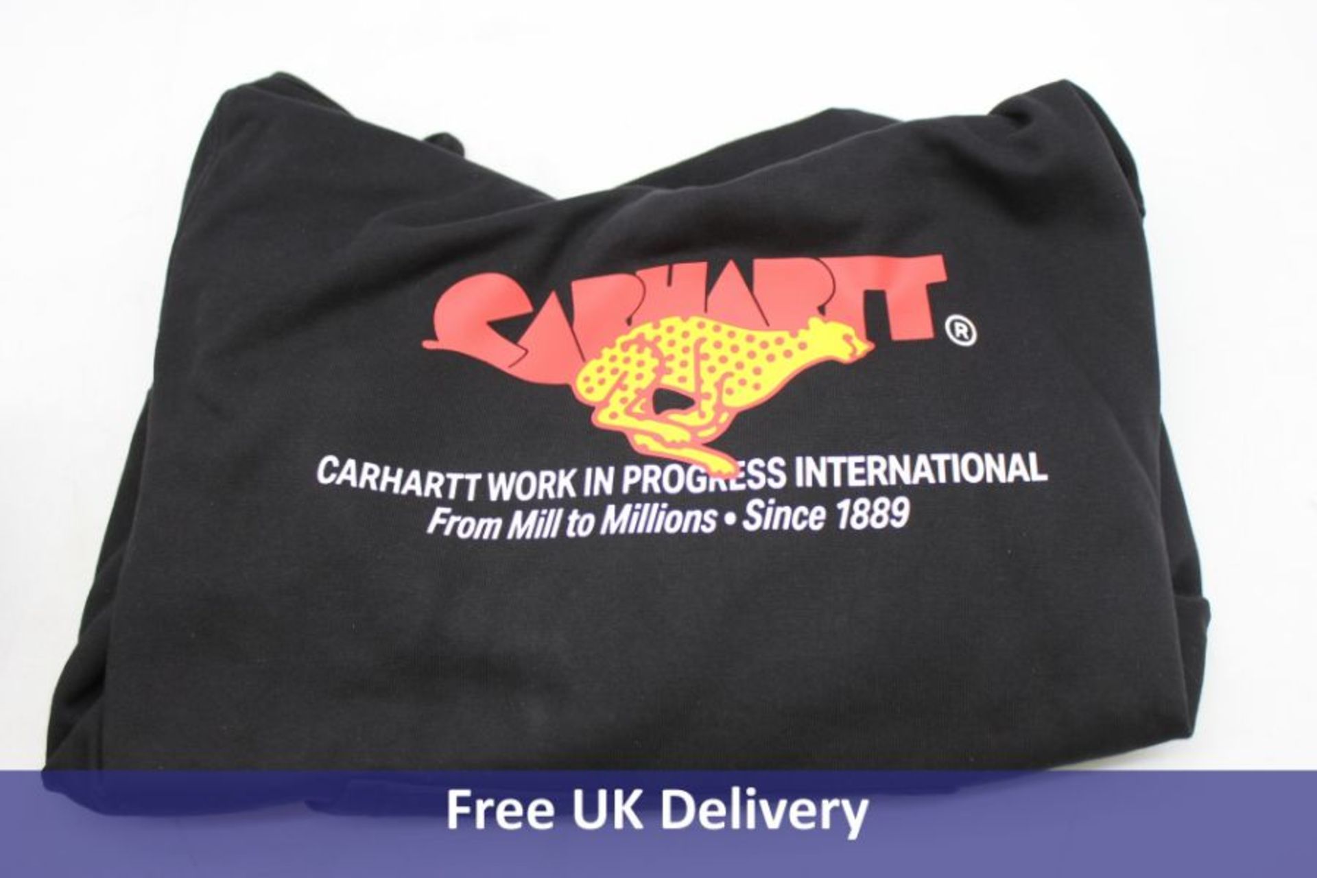 Five items of Carhartt Men's Clothing to include 1x Bib Overall Colour Black, UK 30, 1x Hooded Runne - Image 2 of 5