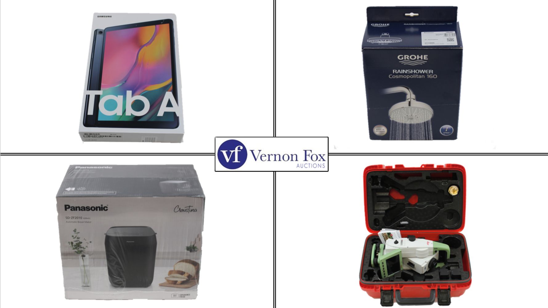 TIMED ONLINE AUCTION: A superb range of Tech, Homewares, Tools and Industrial and much more. FREE UK DELIVERY!