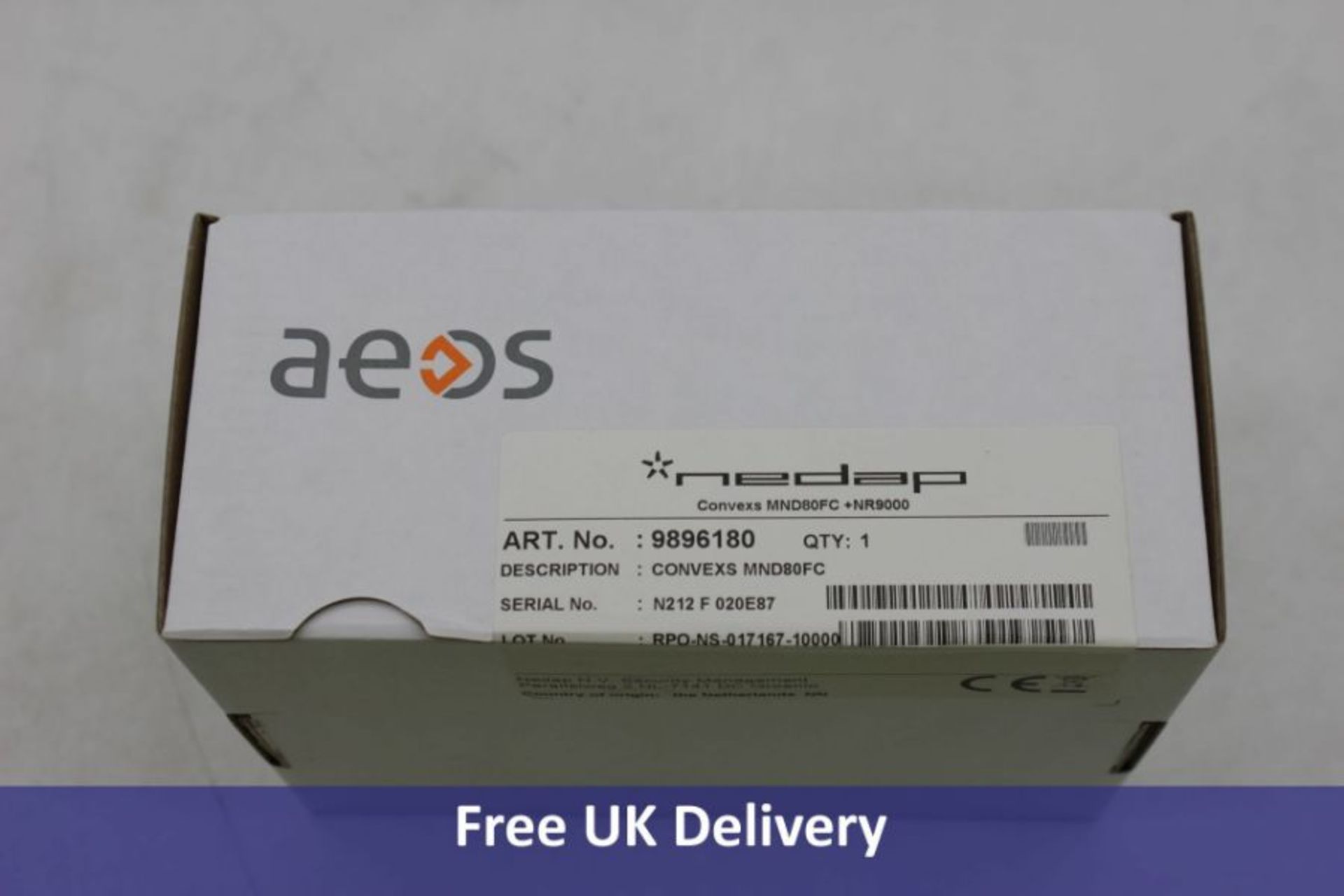 Nedap AEOS Convexs MD80C Mifare DESFire reader, ROP-NS-017167-10000