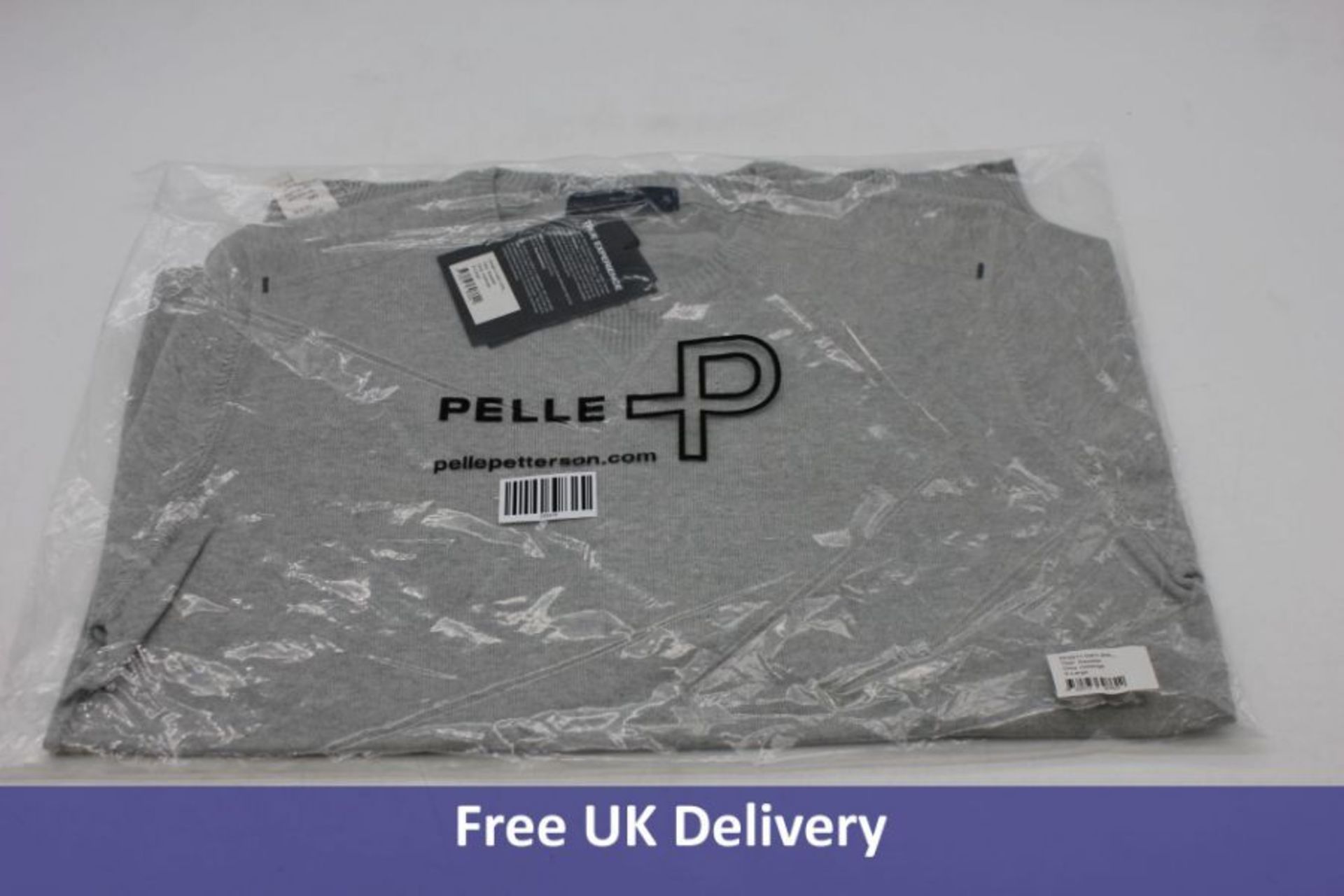 Two Pelle Petterson Tiller Sweater, Grey Melange, 1x XL, 1x XXL