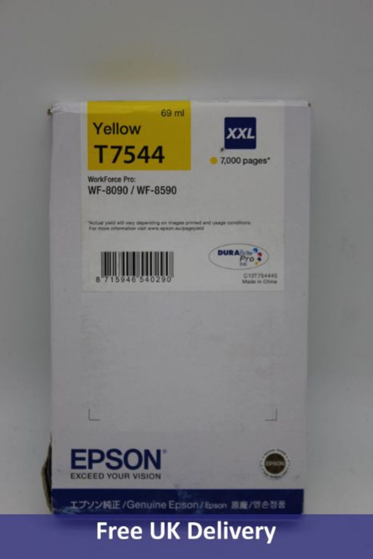 Epson Maintenance Box For WF-8000 Series and 1x XXL Yellow Inkjet Cartridge - Image 2 of 2