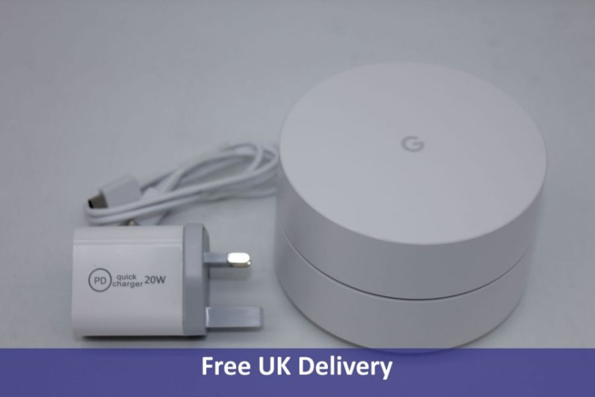 Google WiFi Mesh Whole Home System Single Unit, White