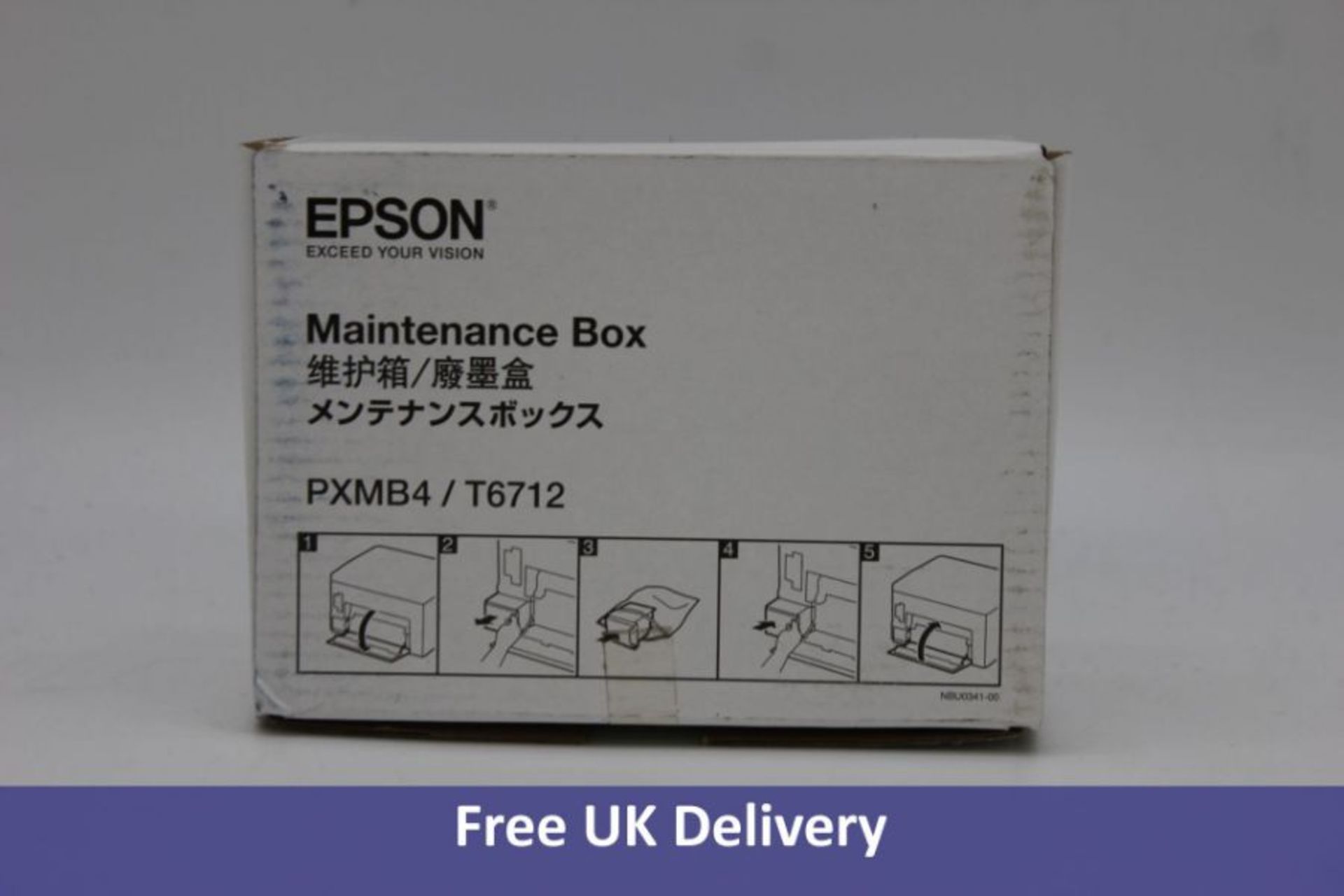 Epson Maintenance Box For WF-8000 Series and 1x XXL Yellow Inkjet Cartridge