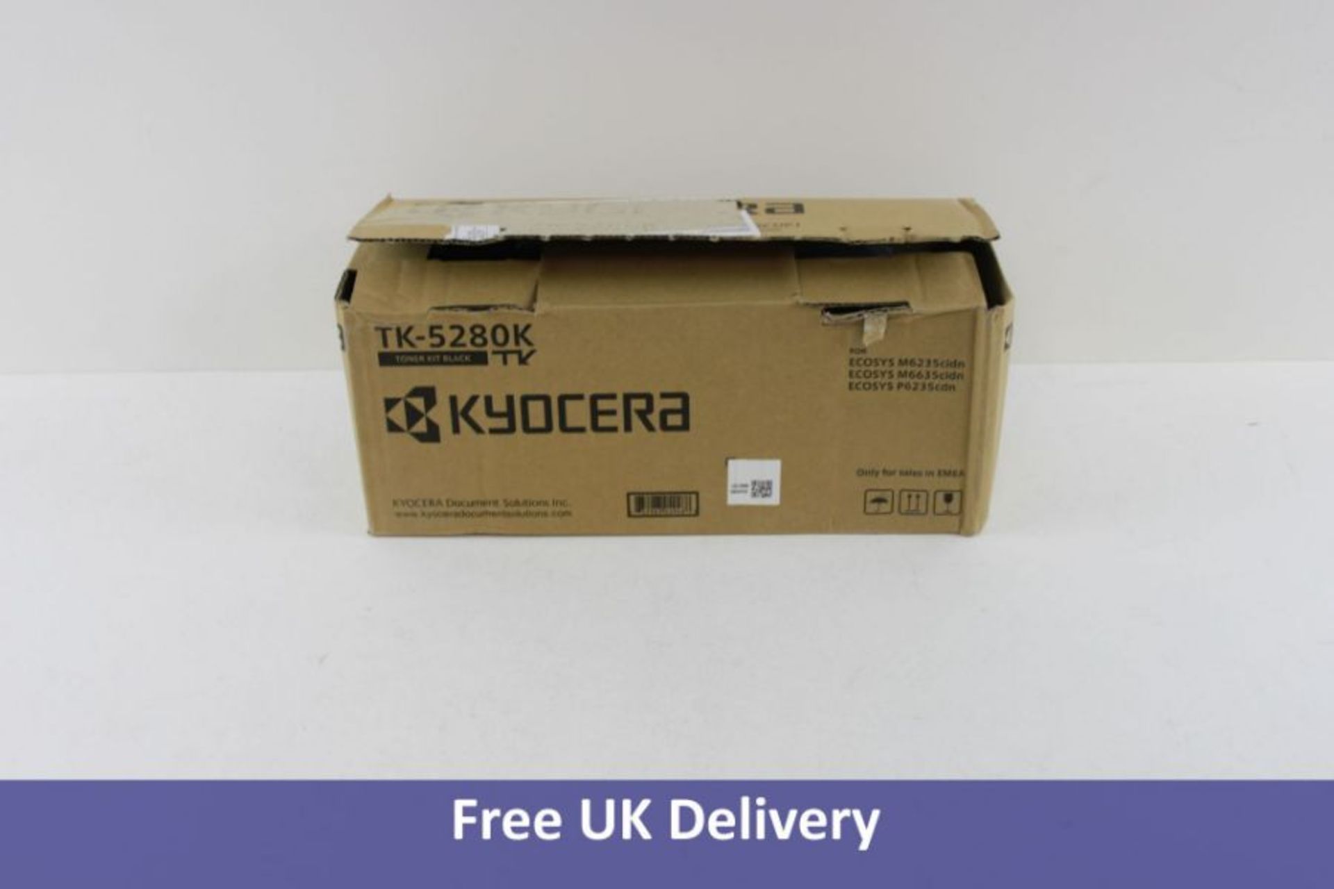 Kyocera Toner Cartridge, Black, TK-5280K