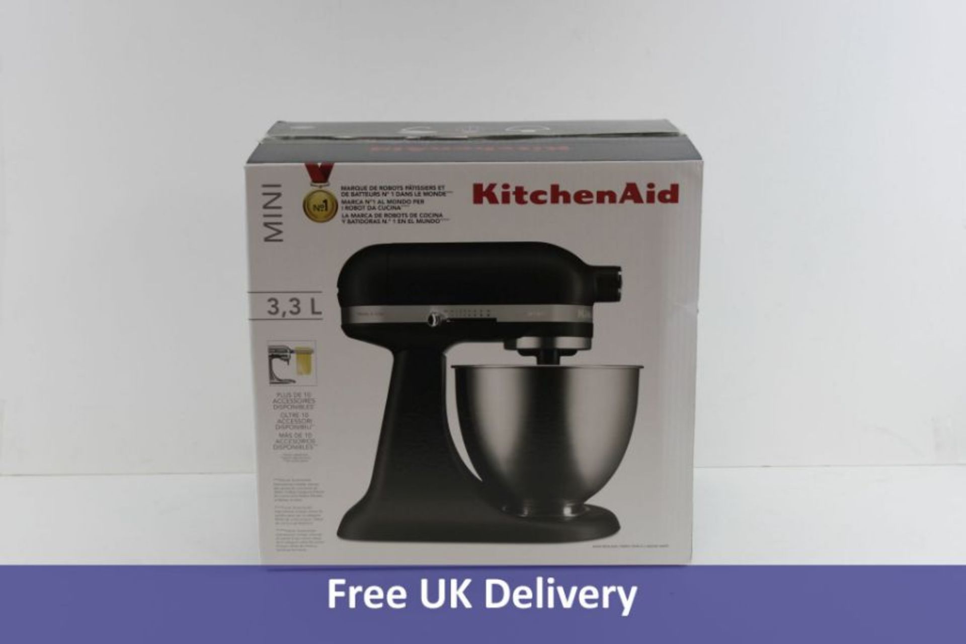KitchenAid Artisan Mini Stand Mixer, Black Matte, 5KSM3311XBBM