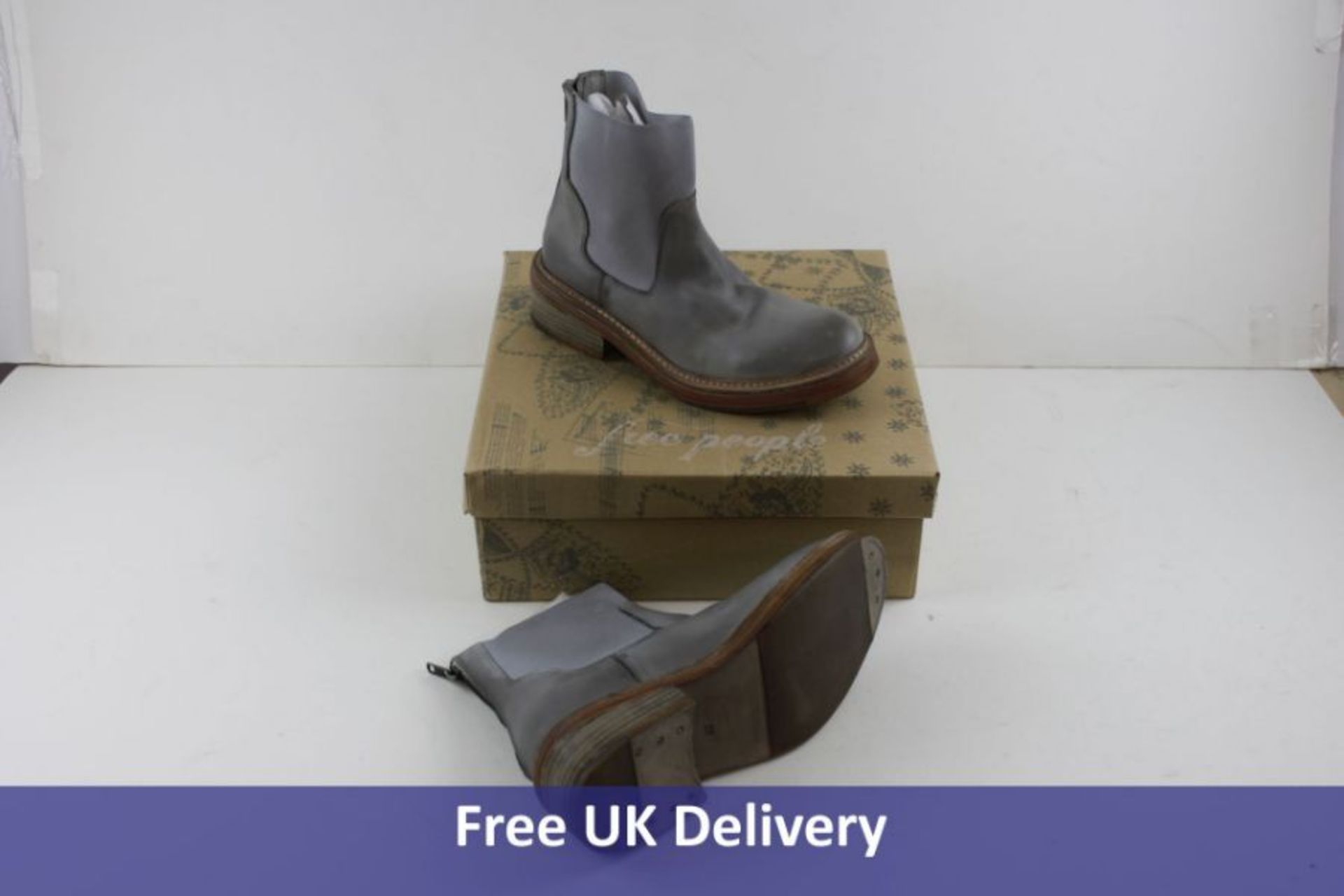 Free People Women's Arlo Ankle Boots, Grey, UK 4.5