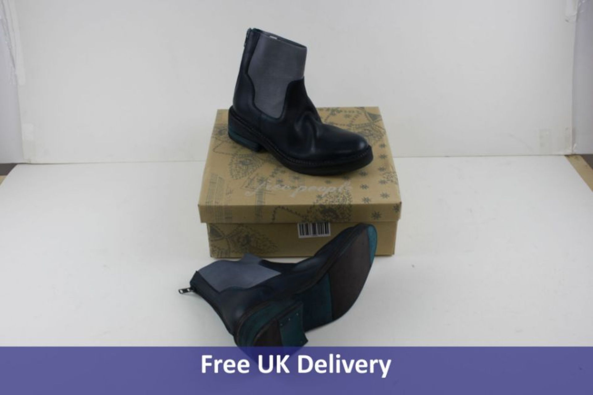 Free People Women's Arlo Ankle Boots, Indigo, UK 4.5