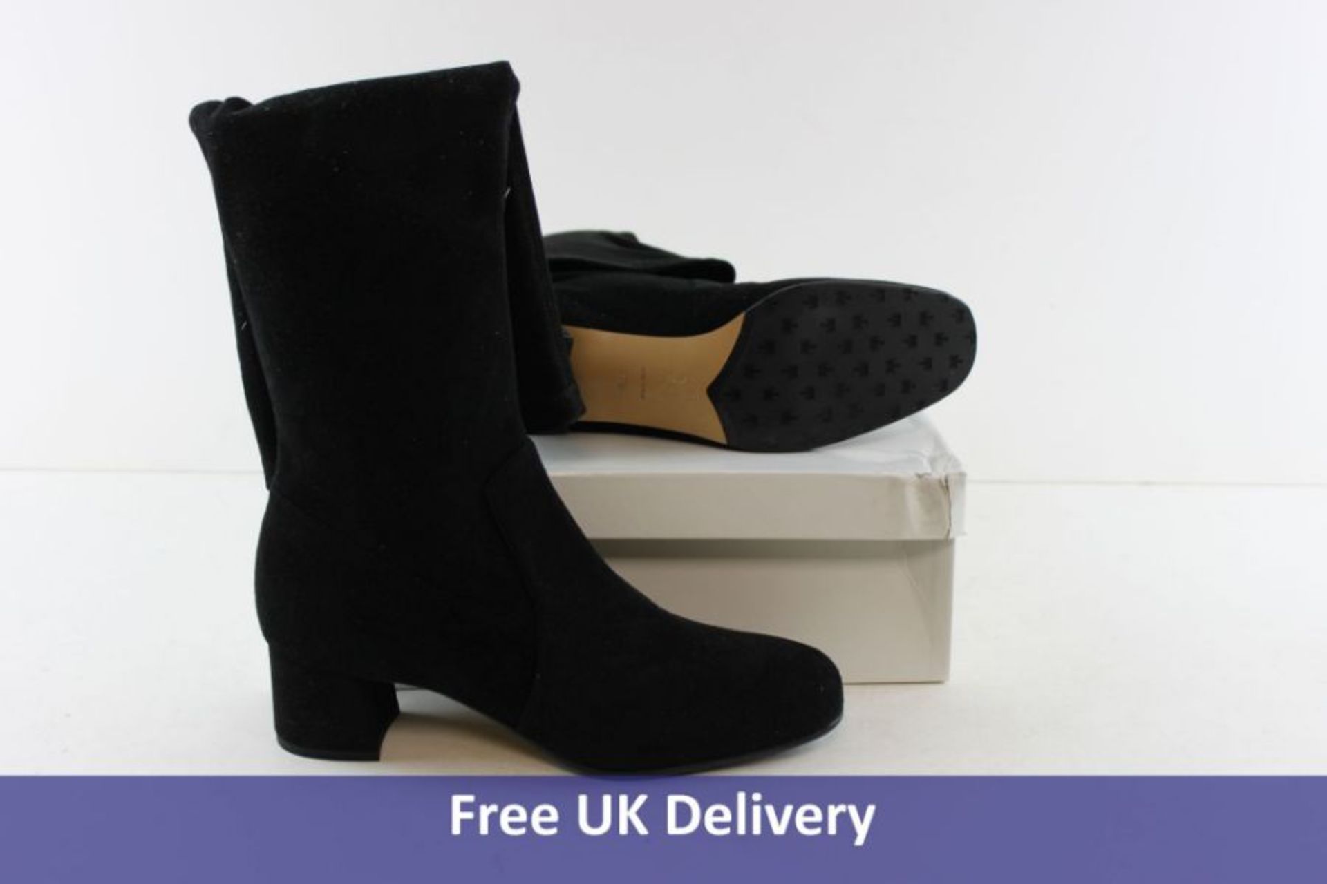 Voltan Women's Knee High Boots, Black, UK 6.5