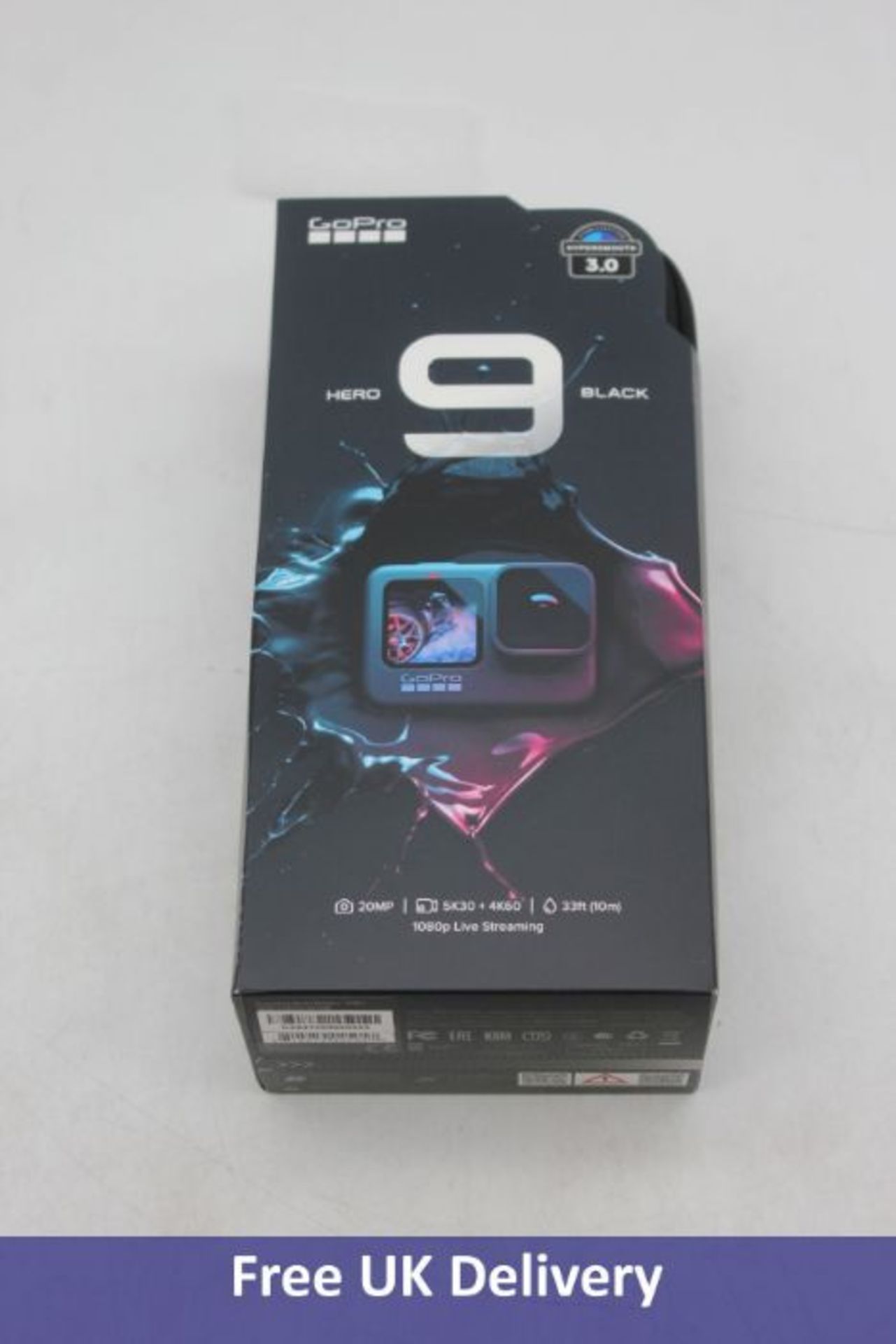 One GoPro Hero9 Camera, Black and 1x GoPro 3-Way 2.0 Tripod Grip