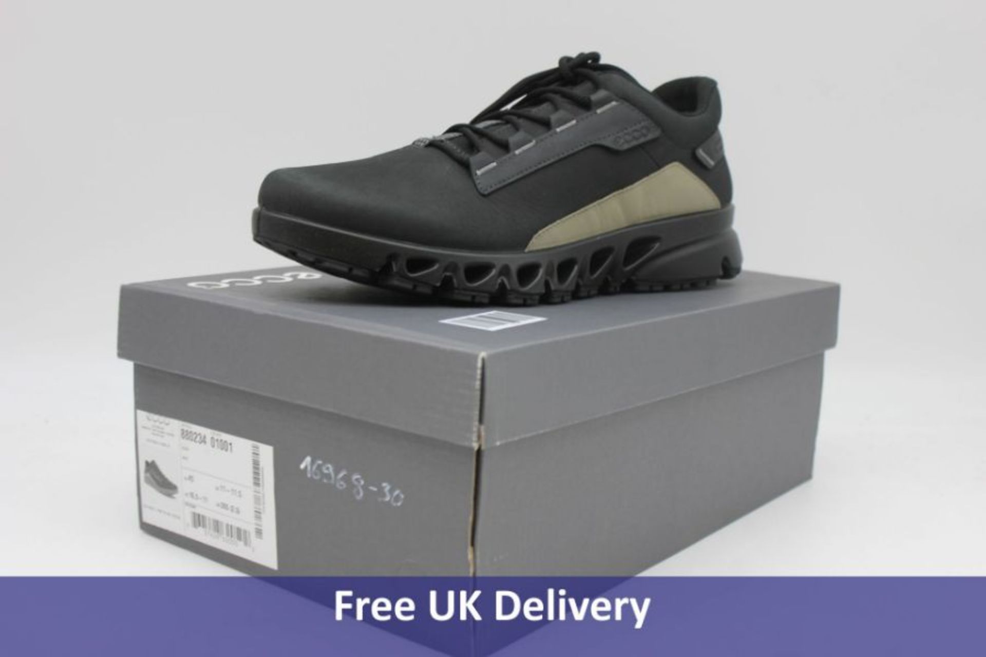 ECCO Women's Multi-Vent W Low Hiking Shoes, Black, UK 8.7