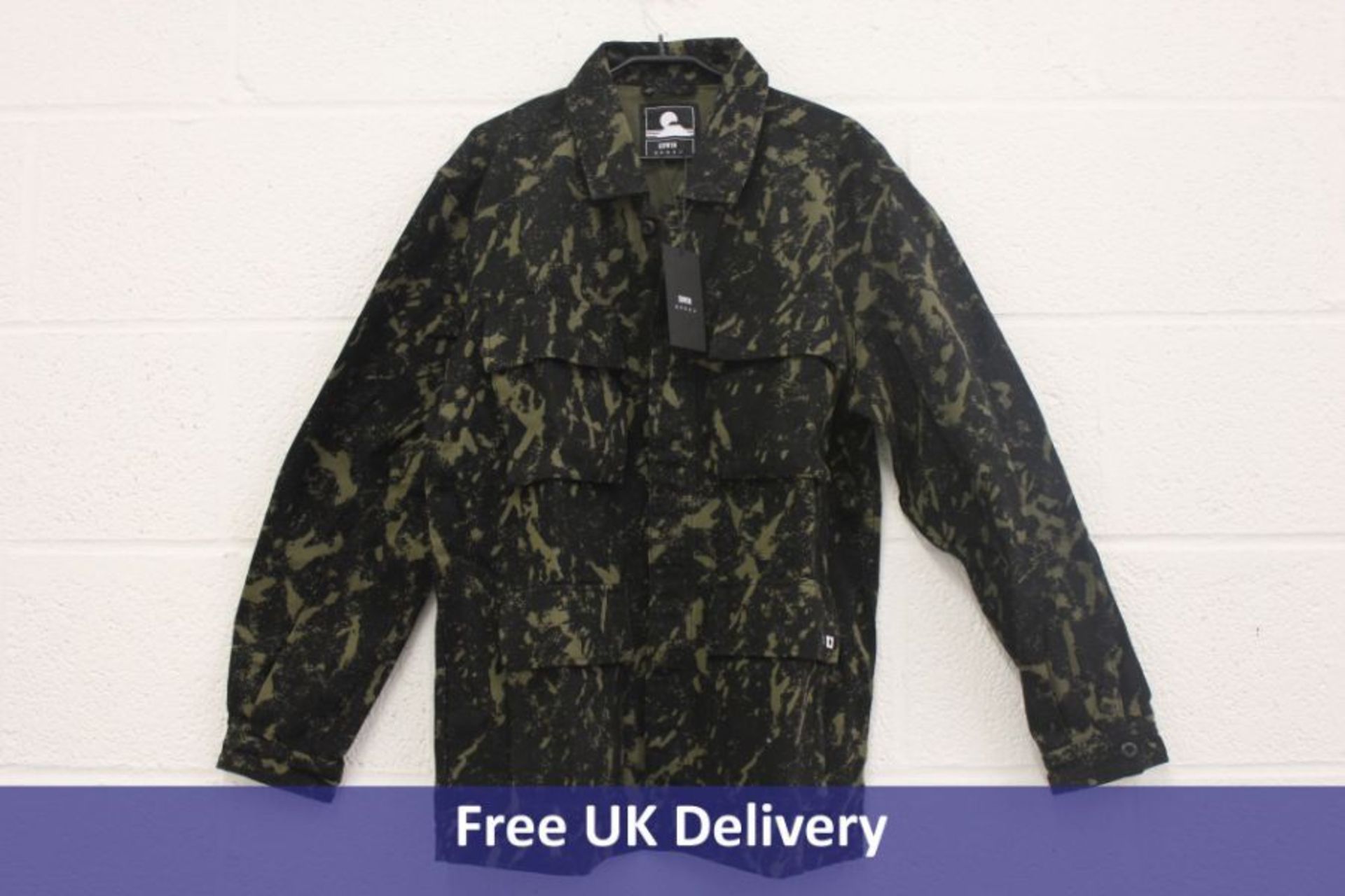 Three Edwin Survival Jackets, 1x Navy Smoke, M, 1x Camo Grass, M, 1x Camo Grass L - Image 3 of 3