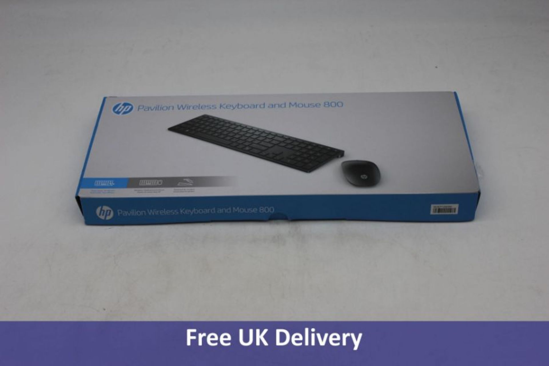 HP Pavilion Wireless Keyboard And Mouse 800, Black, Box Slight Damage