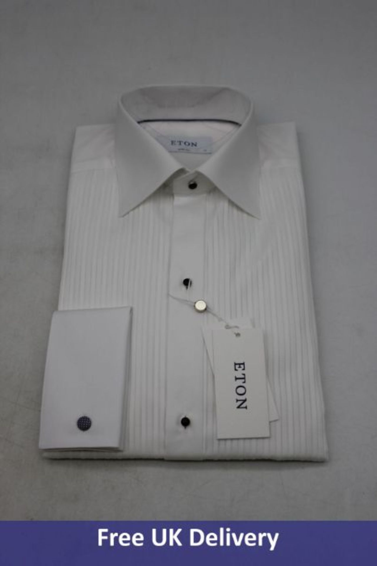 Eton Men's Tuxedo Shirt, White, Size 38/15