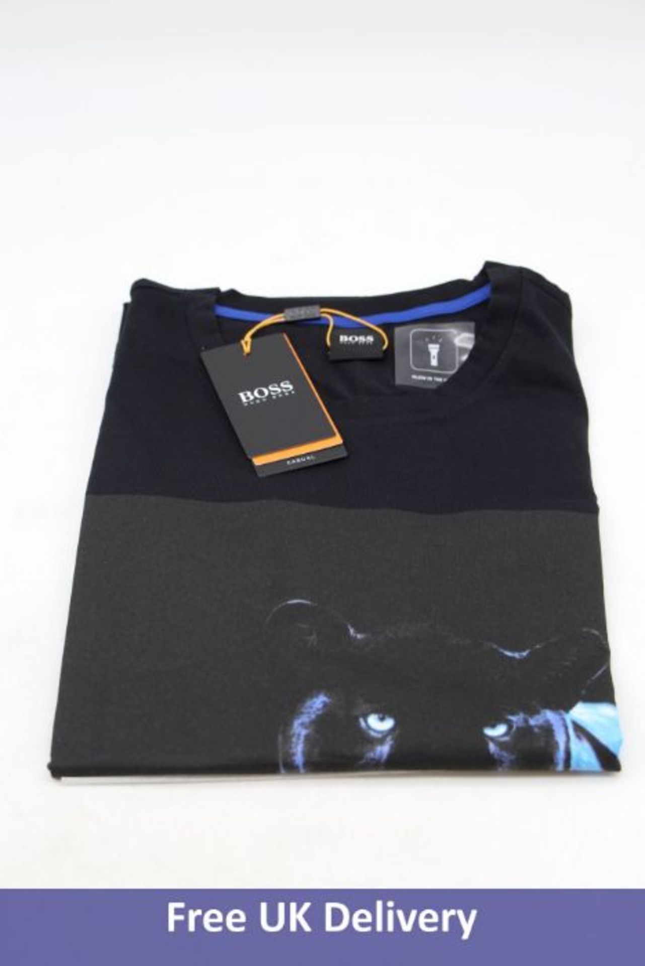 Four items of Hugo Boss Men's Clothing to include 1x Baram V Neck Sweater, Dark Blue, XL, 1x Logo Po - Image 3 of 4