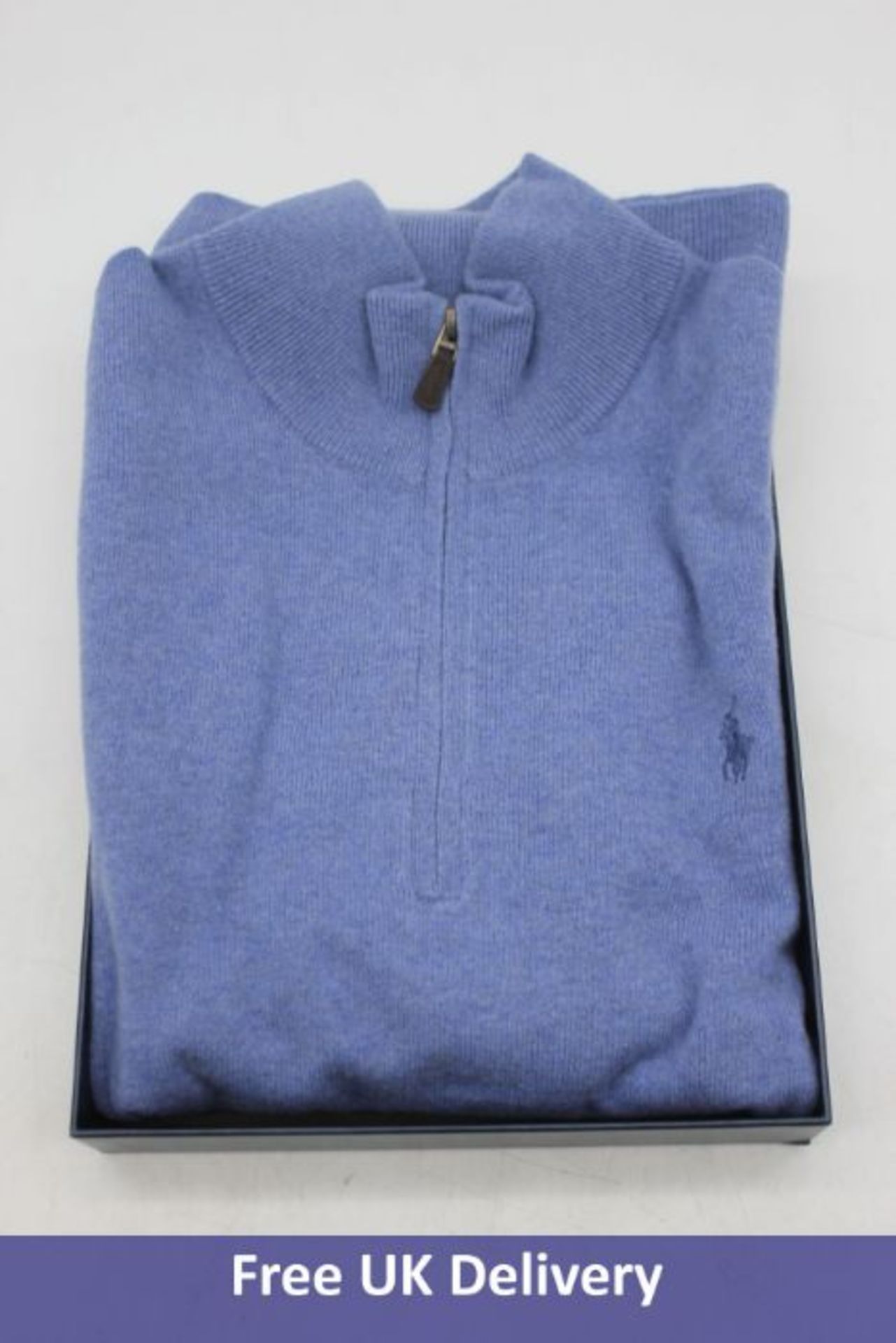 Two items of Ralph Lauren Men's Clothing to include 1x Logo-Print Double-Knit Sweatshirt, Red, M and - Image 2 of 2