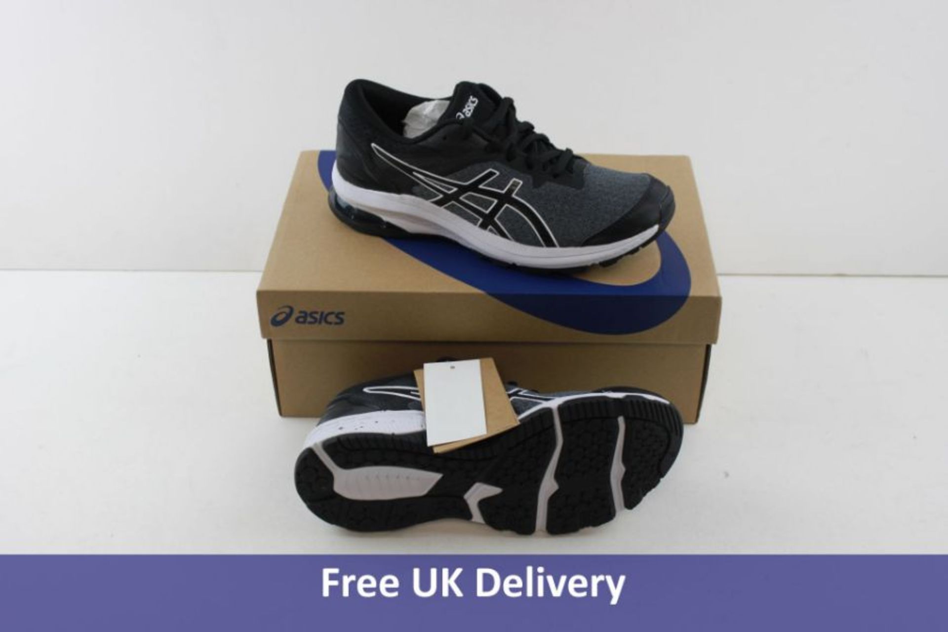 Asics Kid's GT-1000 10 GS Trainers, Black and White, UK 3.5