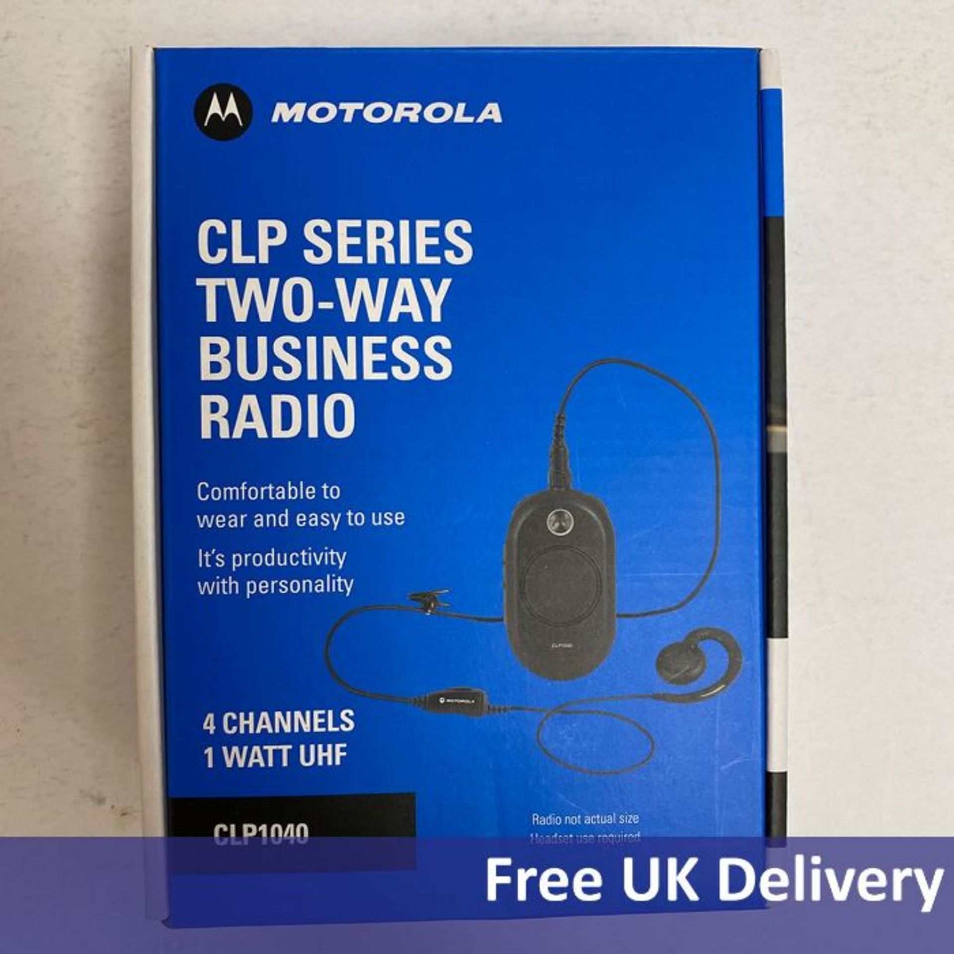 Motorola CLP1040 Two-Way Business Radio, Clip Series, US Plug