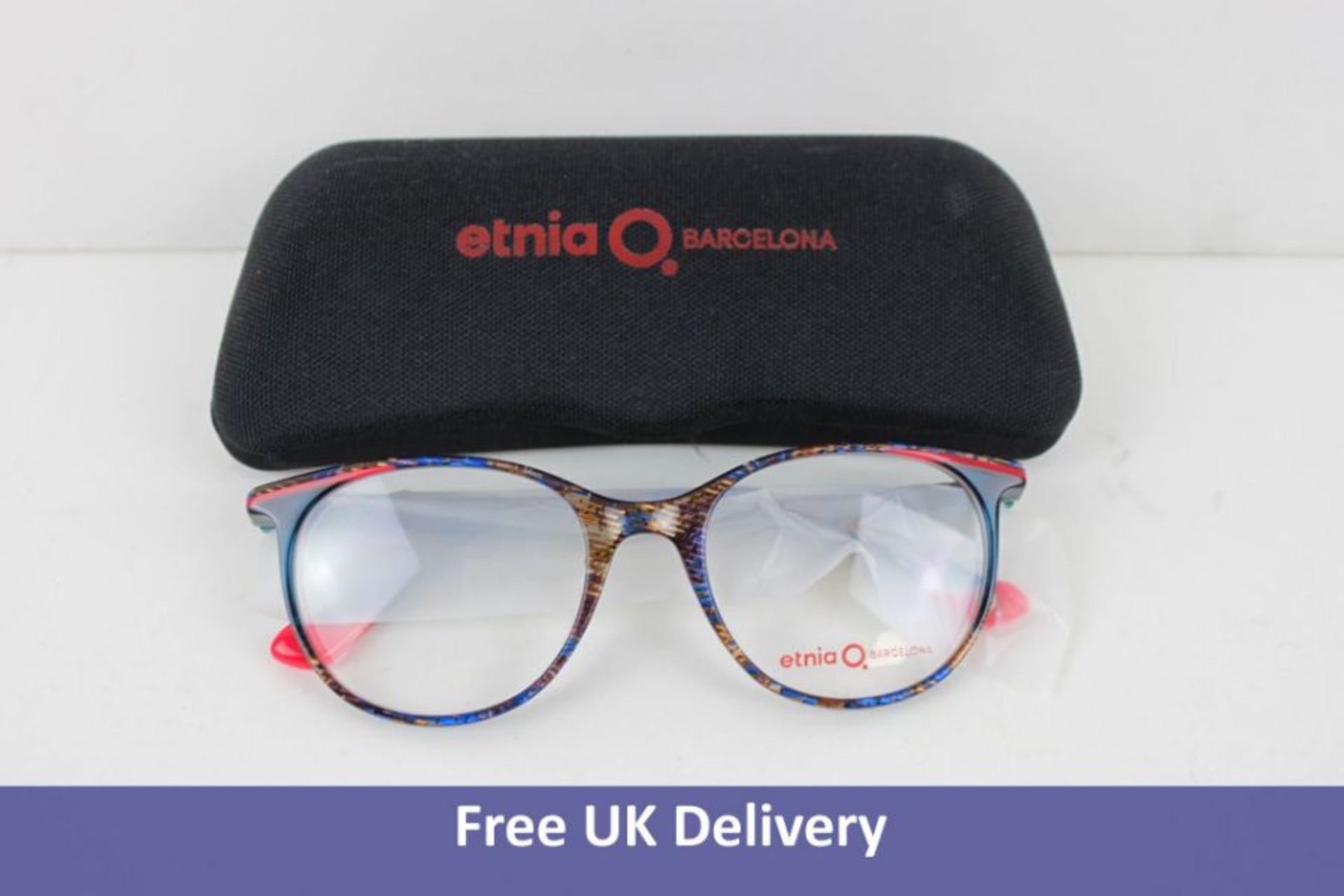 Etnia O Barcelona Clara Acetate Eyeglasses, Blue Turquoise