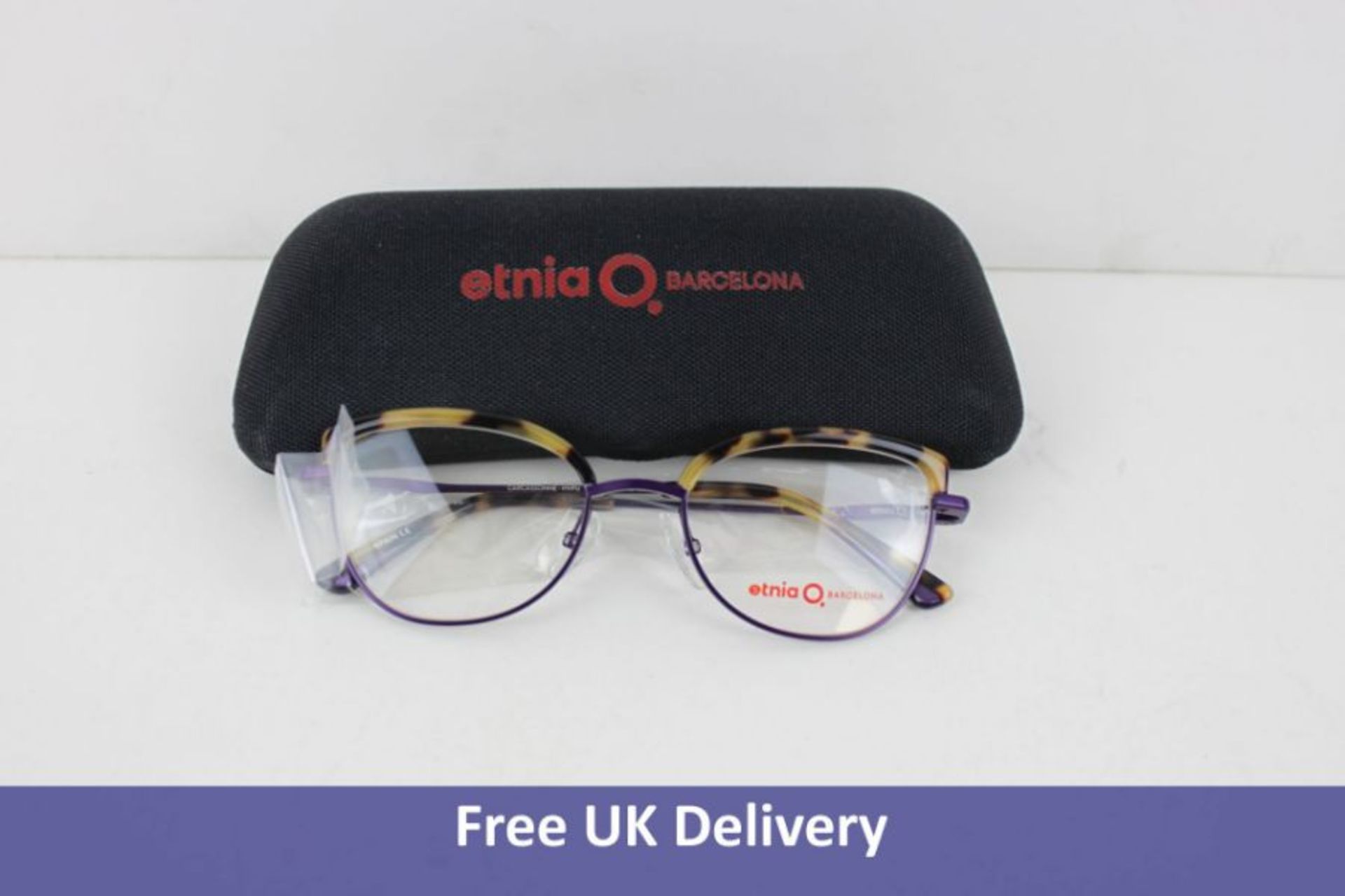 Etnia O Barcelona Carcus 500 Metal Acetate Eyeglasses, Havana Purple