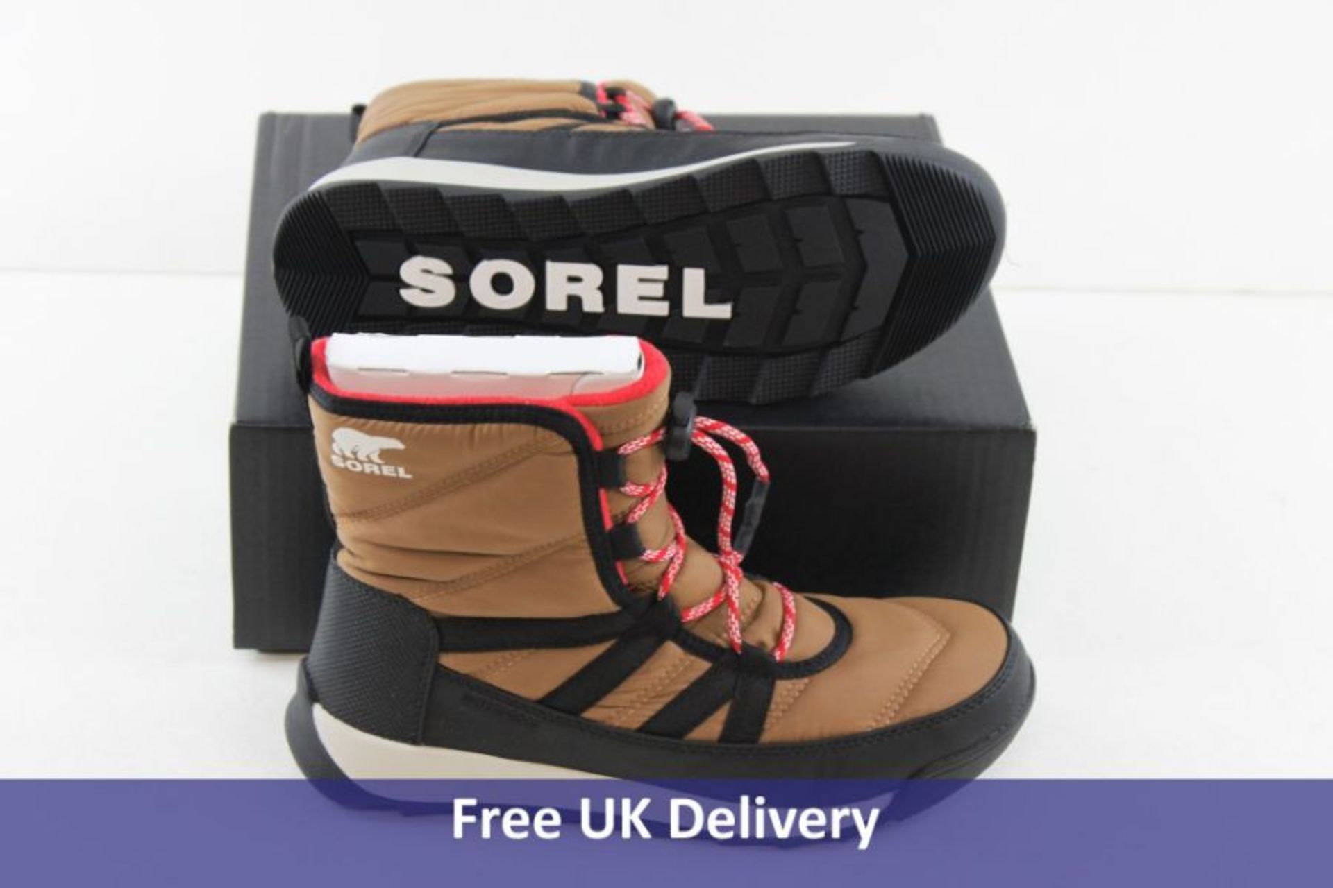 Sorel Youth Whitney II Short Lace Boots, Brown, UK 6