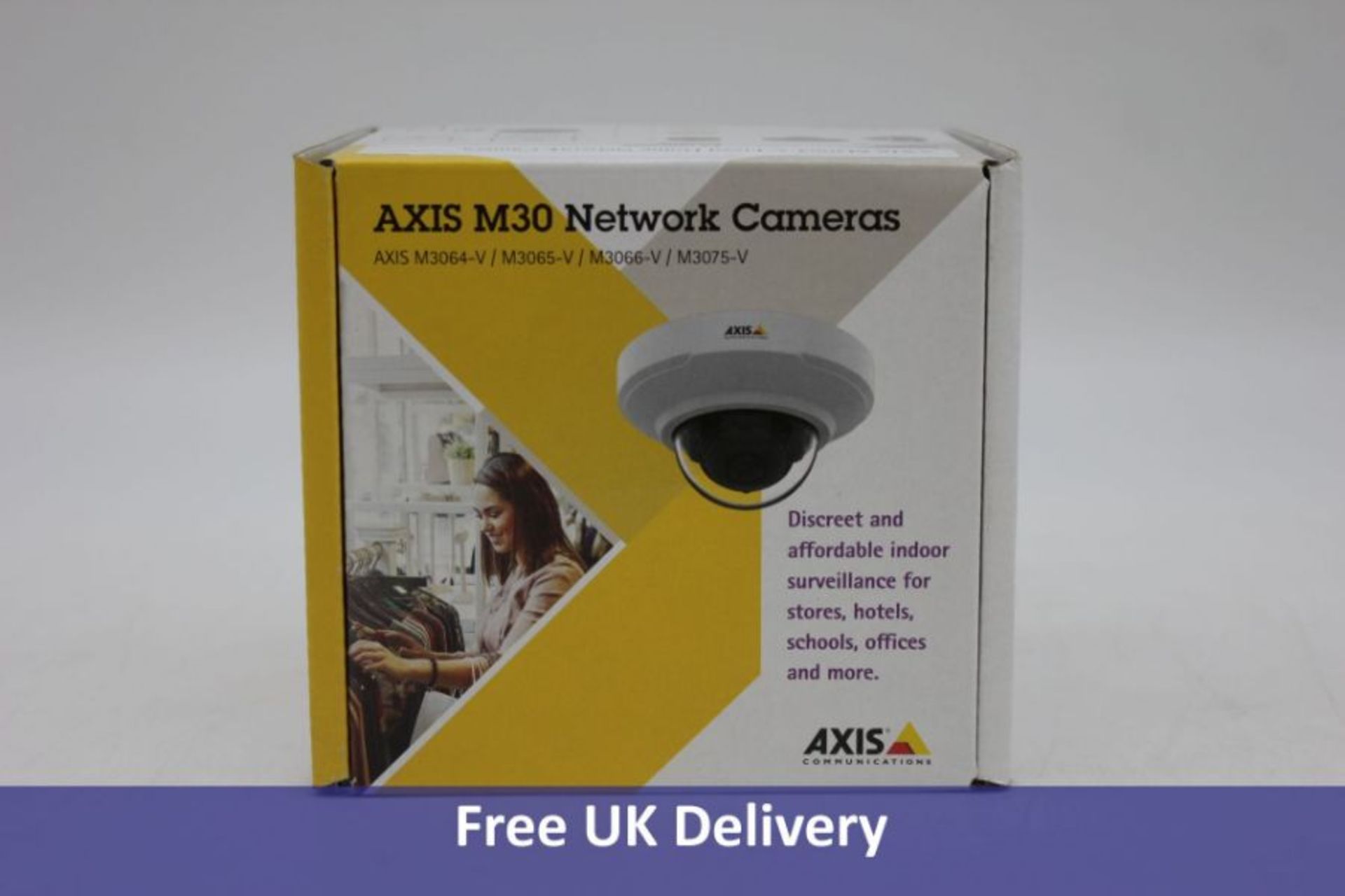 AXIS M3064-V Fixed Dome Network Camera, White