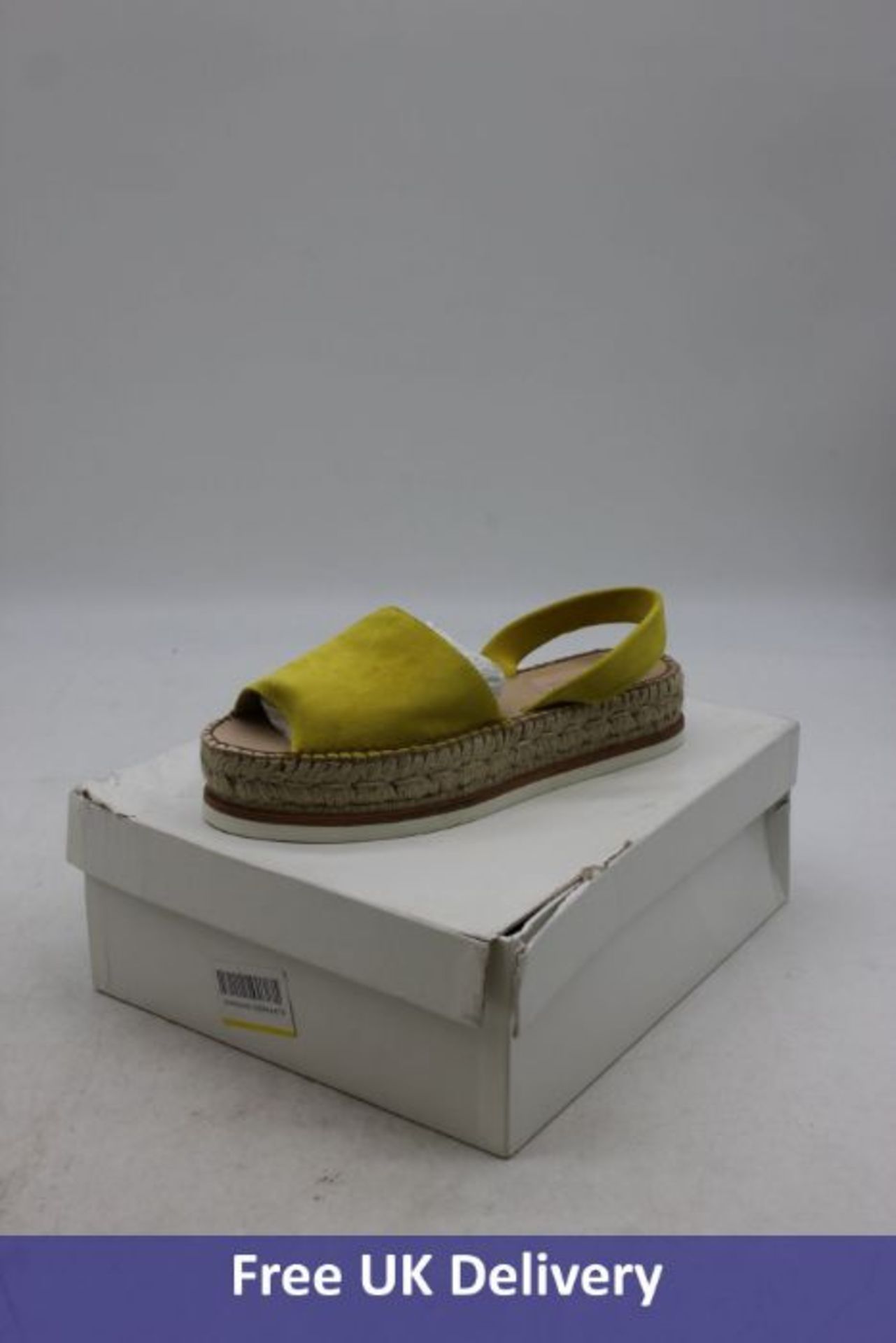 Gaimo Sandals, Yellow, EU 38. Box damaged