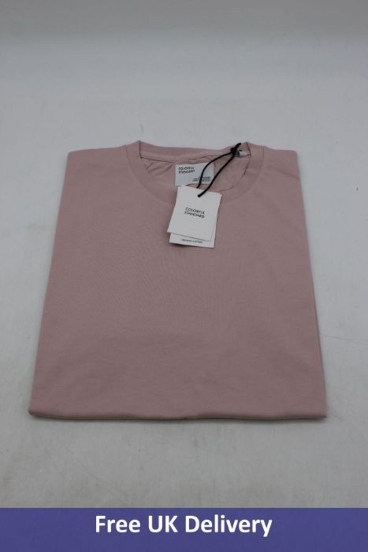 Nine Colourful Standard Classic Organic Tees, Faded Pink, CS1001, 3x S, 6x M - Image 2 of 3