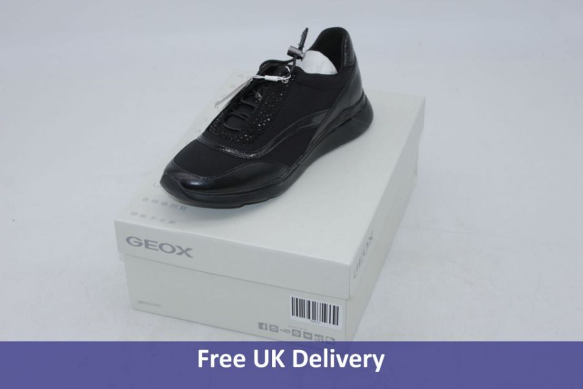 Four pairs of Geox Trainers to include 1x D Aglaia C Trainers, Black, UK 5, 1x D Happy A D0462A Trai - Image 4 of 4